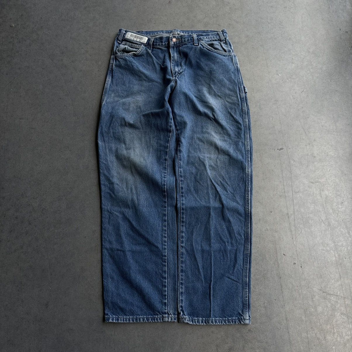 Dickies Vintage Dickies 34x34 Carpenter Pants Faded Blue Jeans Rare Size US 34 / EU 50 - 6 Thumbnail