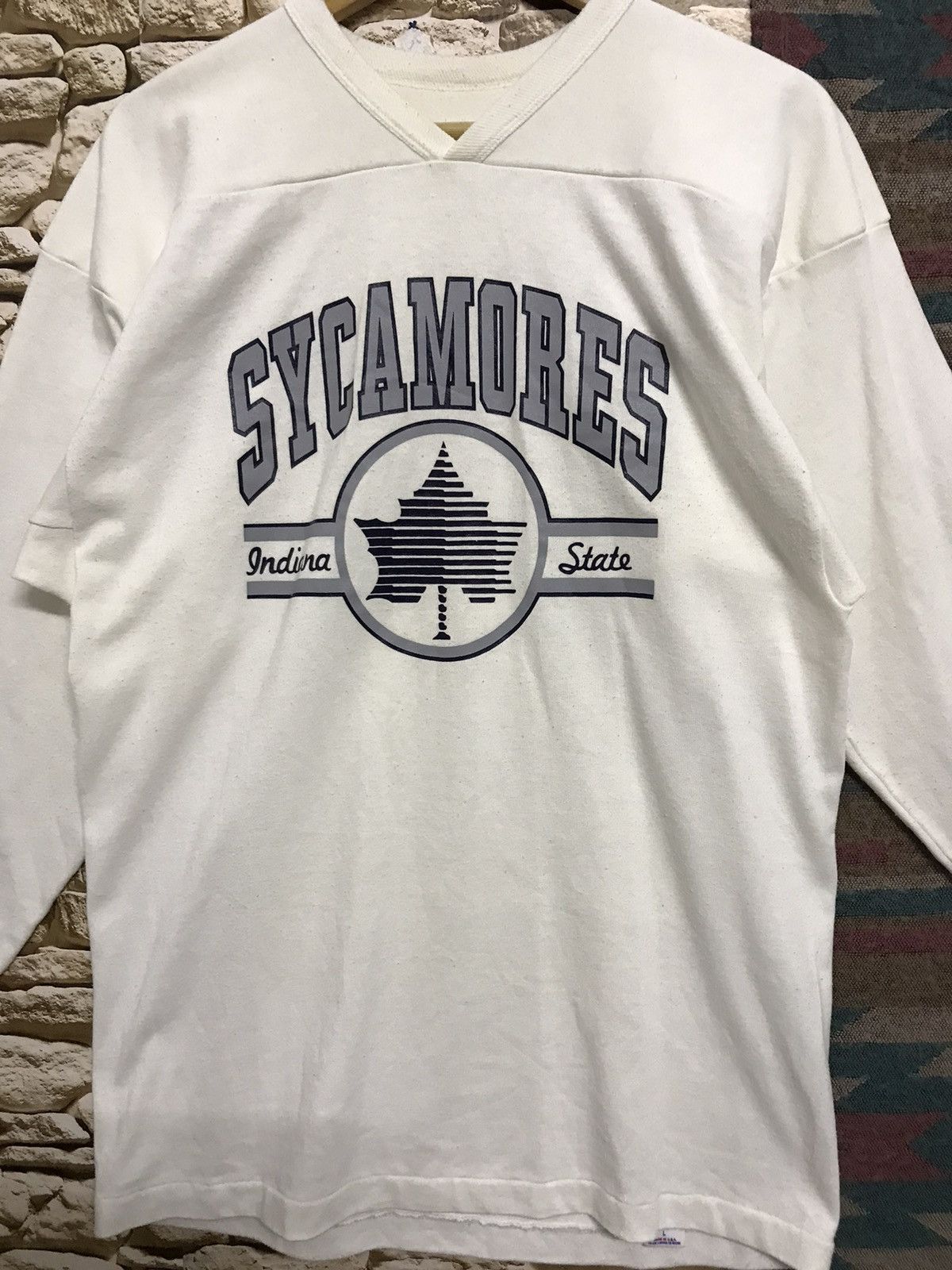 Vintage Vintage University Sycamores Indiana State Size US L / EU 52-54 / 3 - 3 Thumbnail