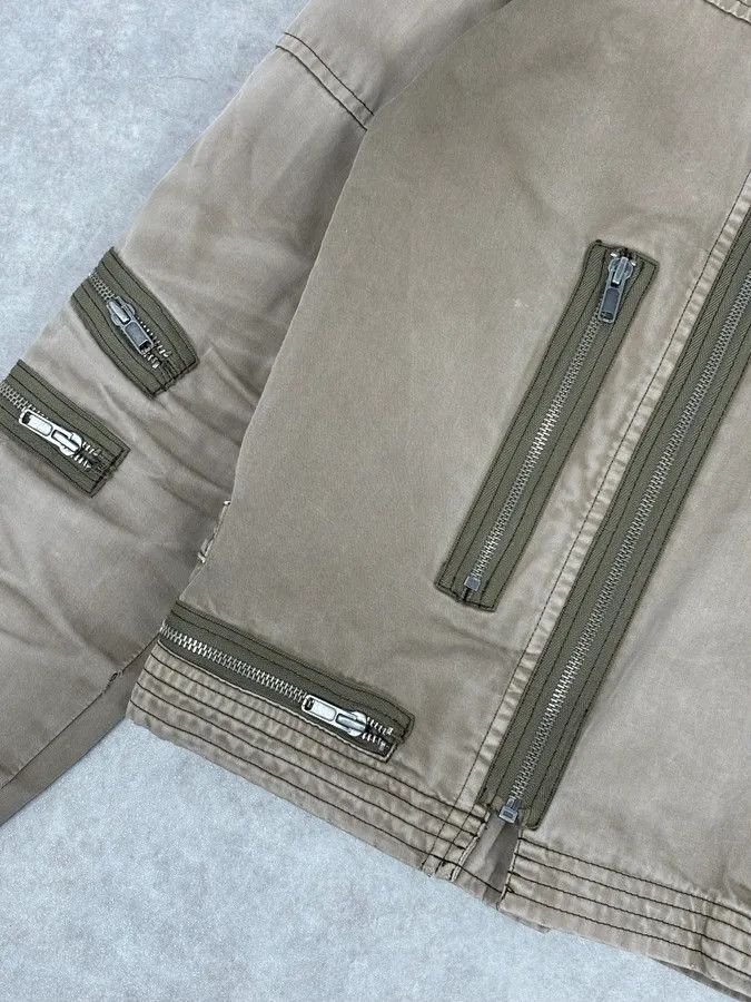 Marc Jacobs Marc Jacobs Khaki Multi Zip Avant-Garde Jacket Size US M / EU 48-50 / 2 - 9 Thumbnail