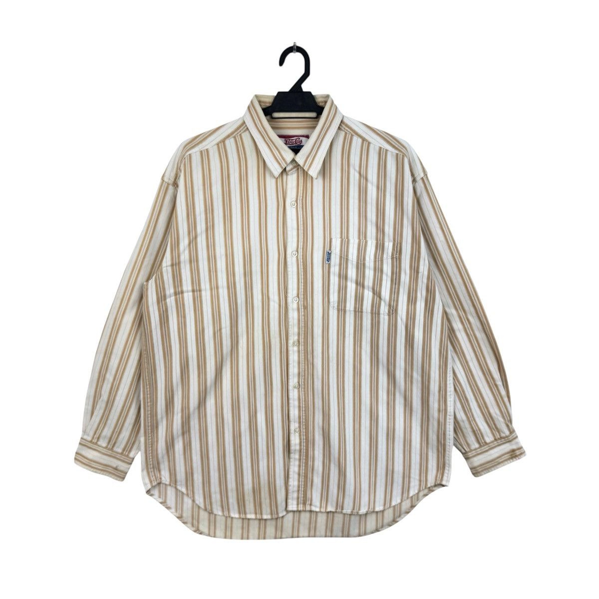 Pepsi × Vintage Vintage Pepsi Cola Border Stripe Rare Shirts Size US L / EU 52-54 / 3 - 1 Thumbnail
