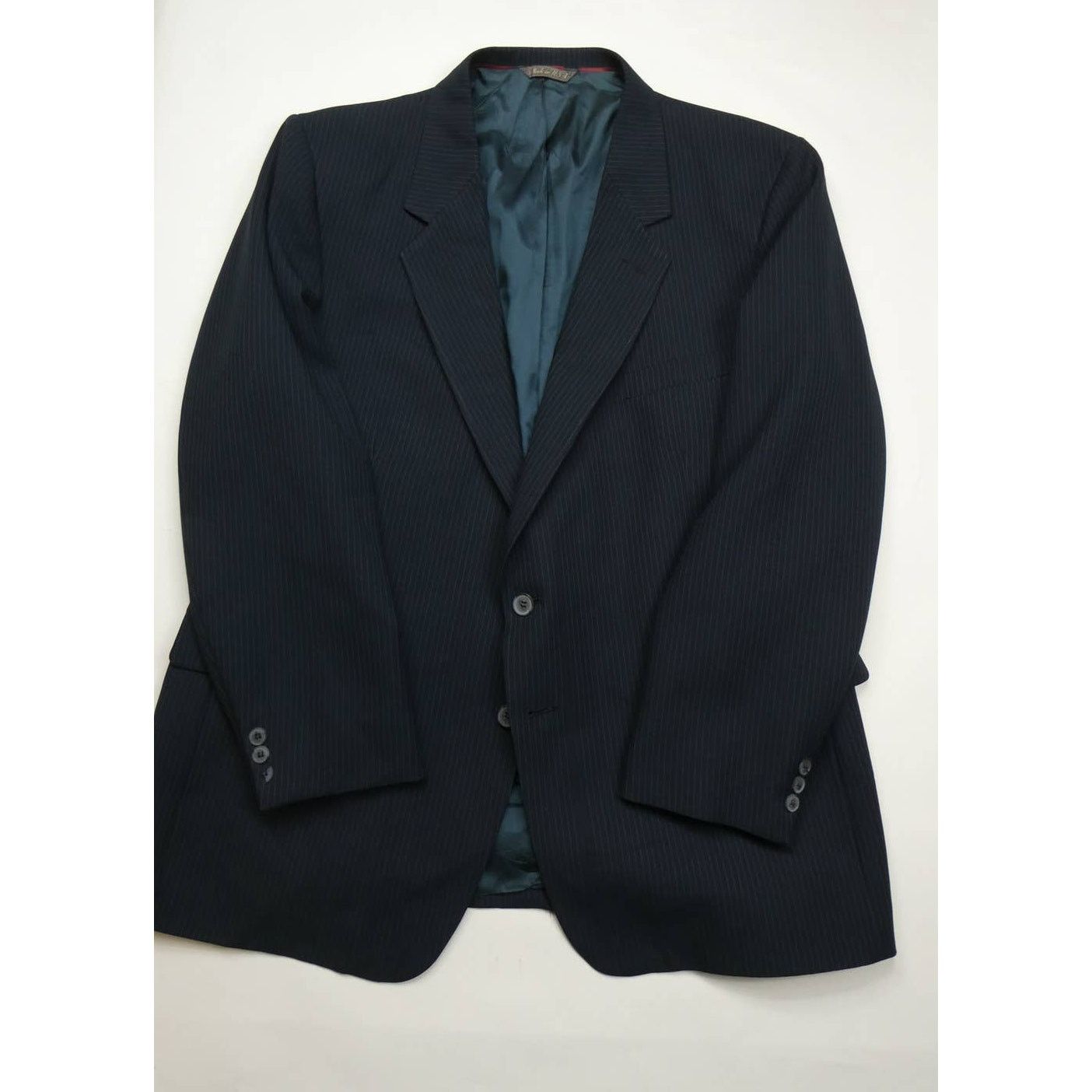 Levi's Levi Strauss & Co Business Class suit jacket navy stripe 48R Size 48R - 1 Thumbnail