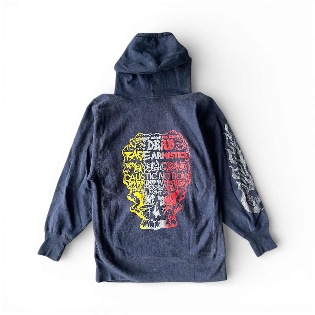 Vintage Shin & Company Punk Rock Poem Riot Hoodies Size US L / EU 52-54 / 3 - 2 Thumbnail