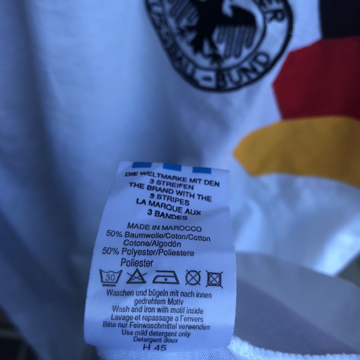 Adidas Vintage ADIDAS Germany jersey tee Size US L / EU 52-54 / 3 - 7 Thumbnail