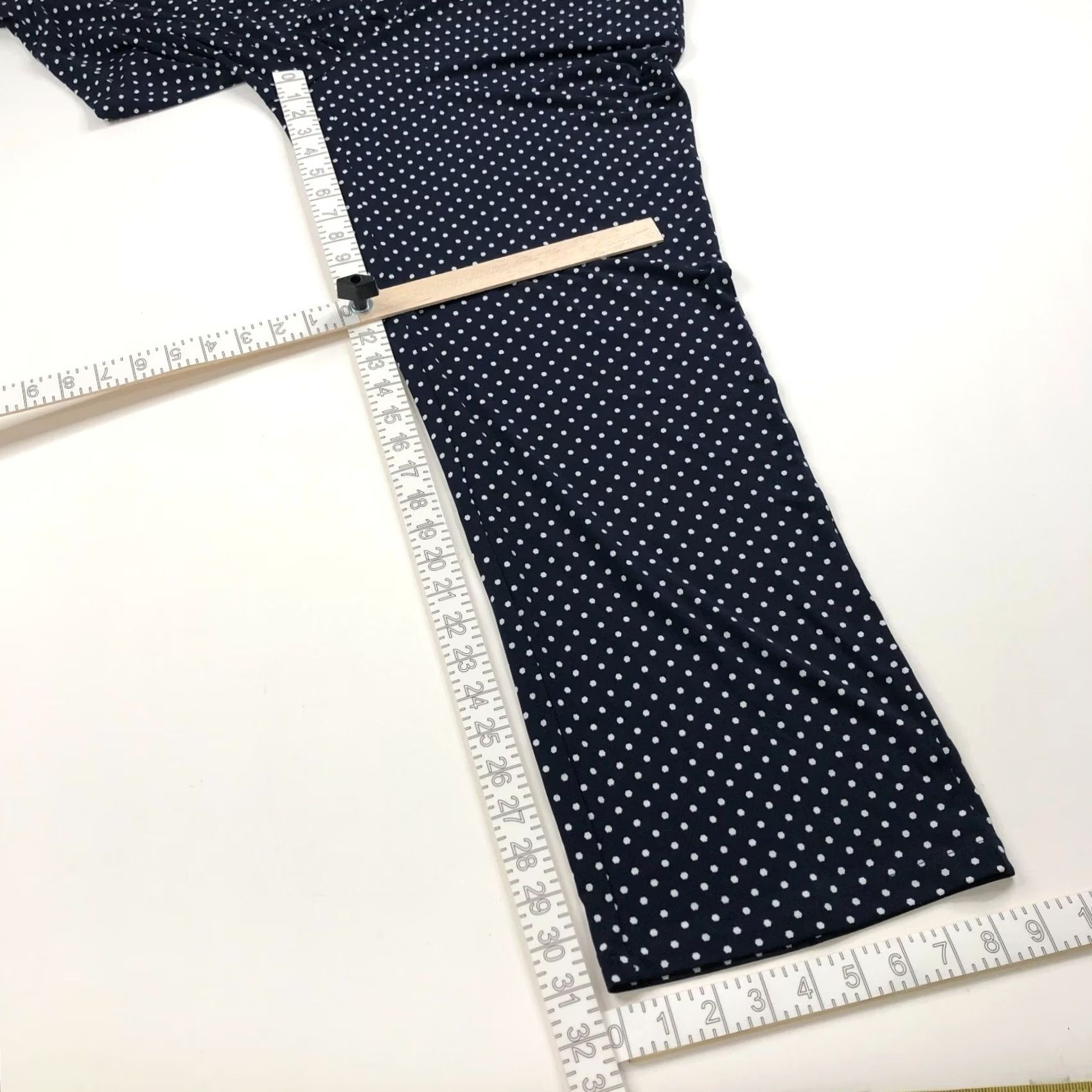Vintage Susan Graver Pants Medium Fit 32W 31L High Rise Pull On Elastic Waist Blue Size 32" / US 10 / IT 46 - 4 Thumbnail