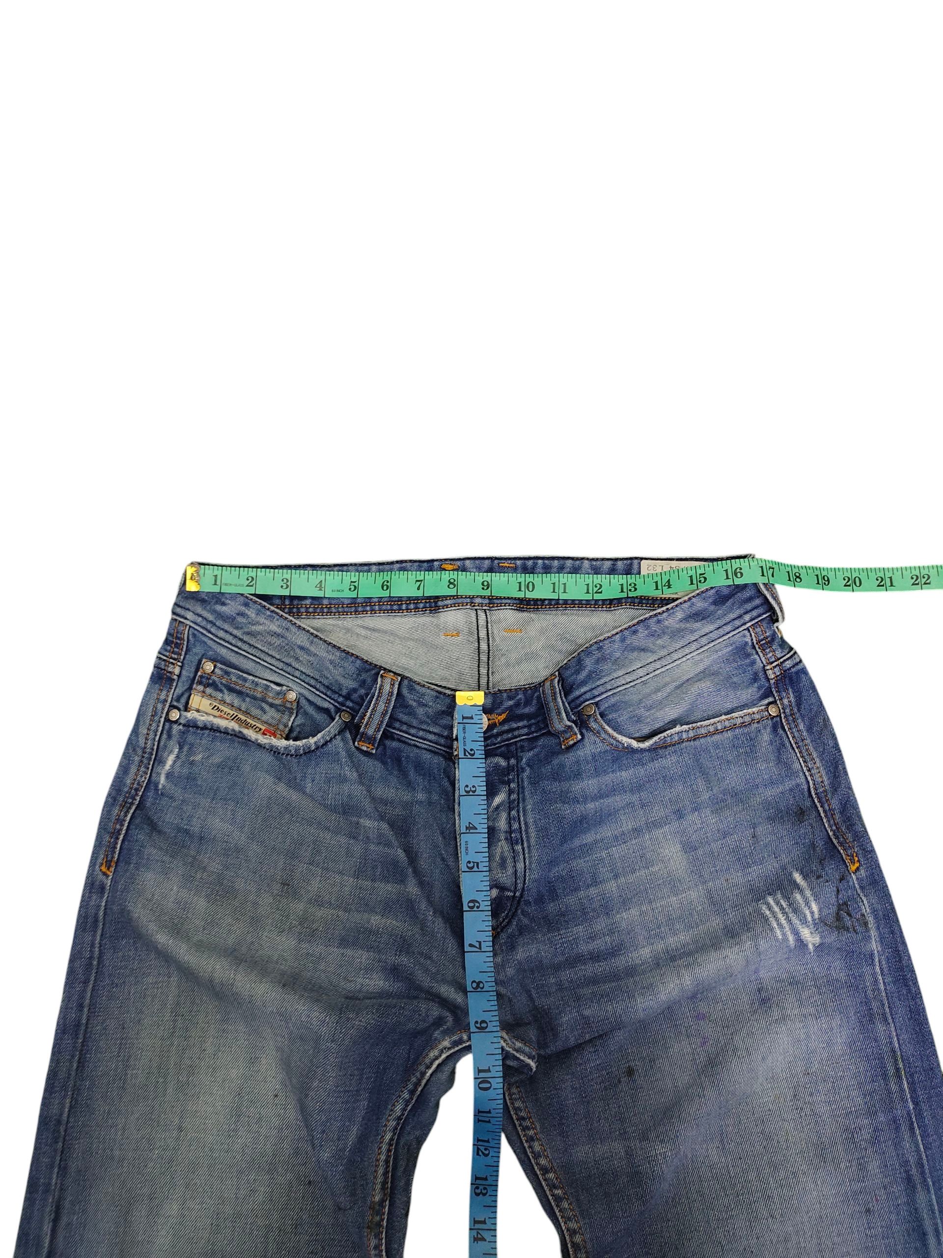 Diesel Vintage Y2k Diesel Viker Clawmark Distress Denim Jeans Size US 34 / EU 50 - 16 Thumbnail