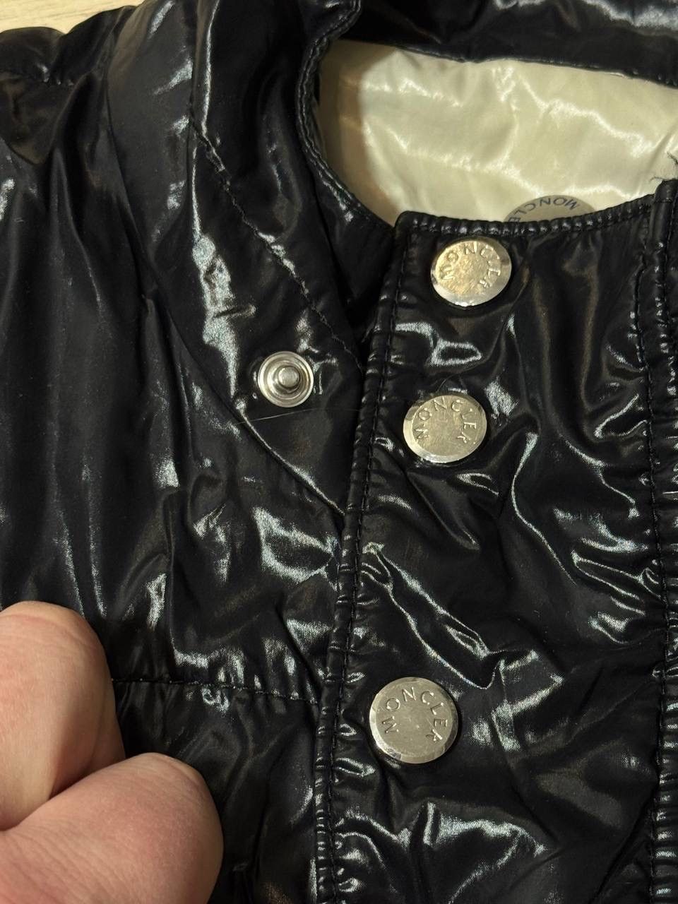 Moncler MONCLER Shiny Black Nylon JACKET Size 2 Size XS / US 0-2 / IT 36-38 - 5 Thumbnail