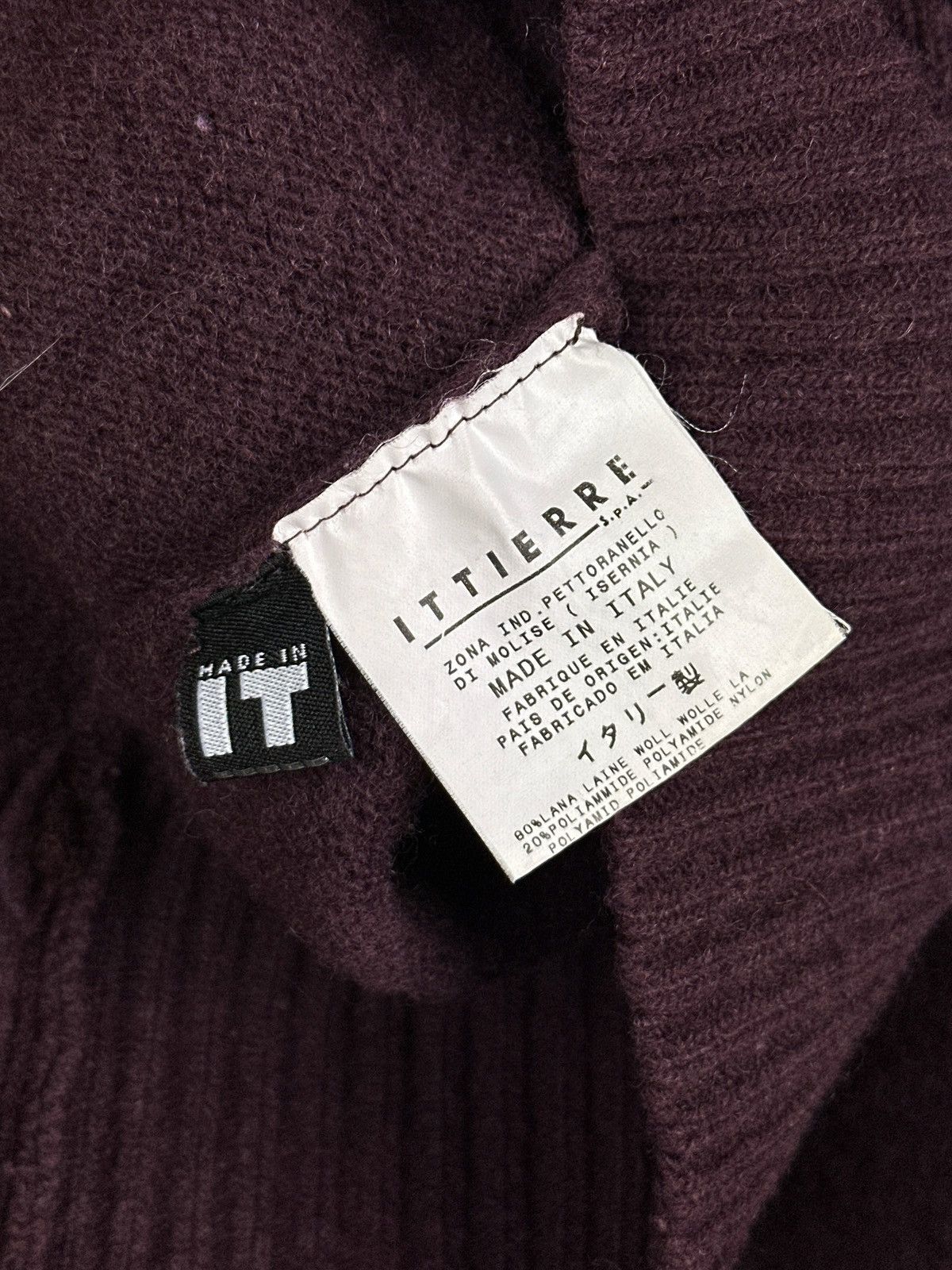 Versace Jeans Couture Vintage Versace Jeans Couture Wool Knit Pullover High Neck Size US XL / EU 56 / 4 - 14 Thumbnail