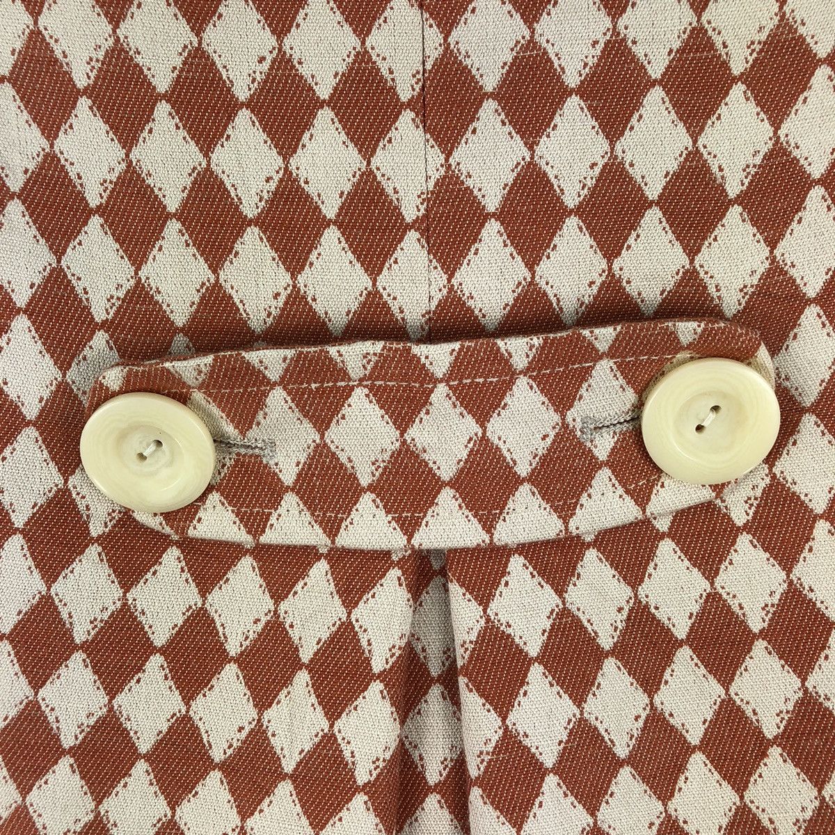 Japanese Brand × Vintage Vintage Cropped Women Jacket Diamond Pattern by Rope Picnic Size S / US 4 / IT 40 - 10 Thumbnail