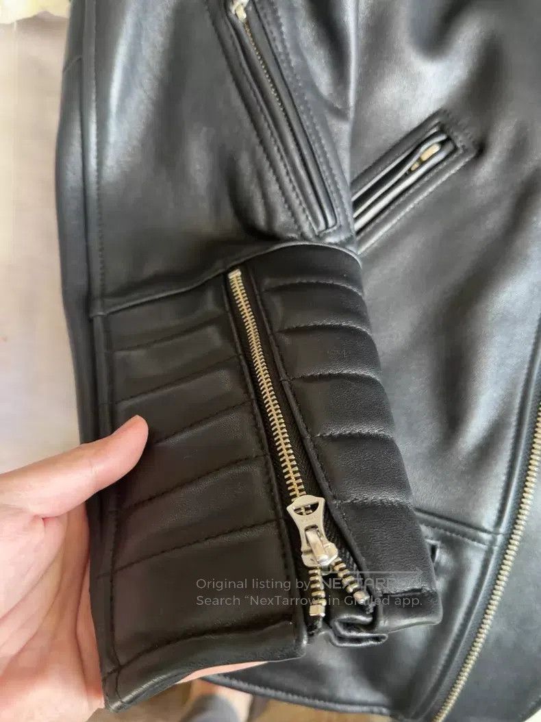 Neighborhood Neighborhood Motorcycle Leather Jacket Size US L / EU 52-54 / 3 - 4 Thumbnail