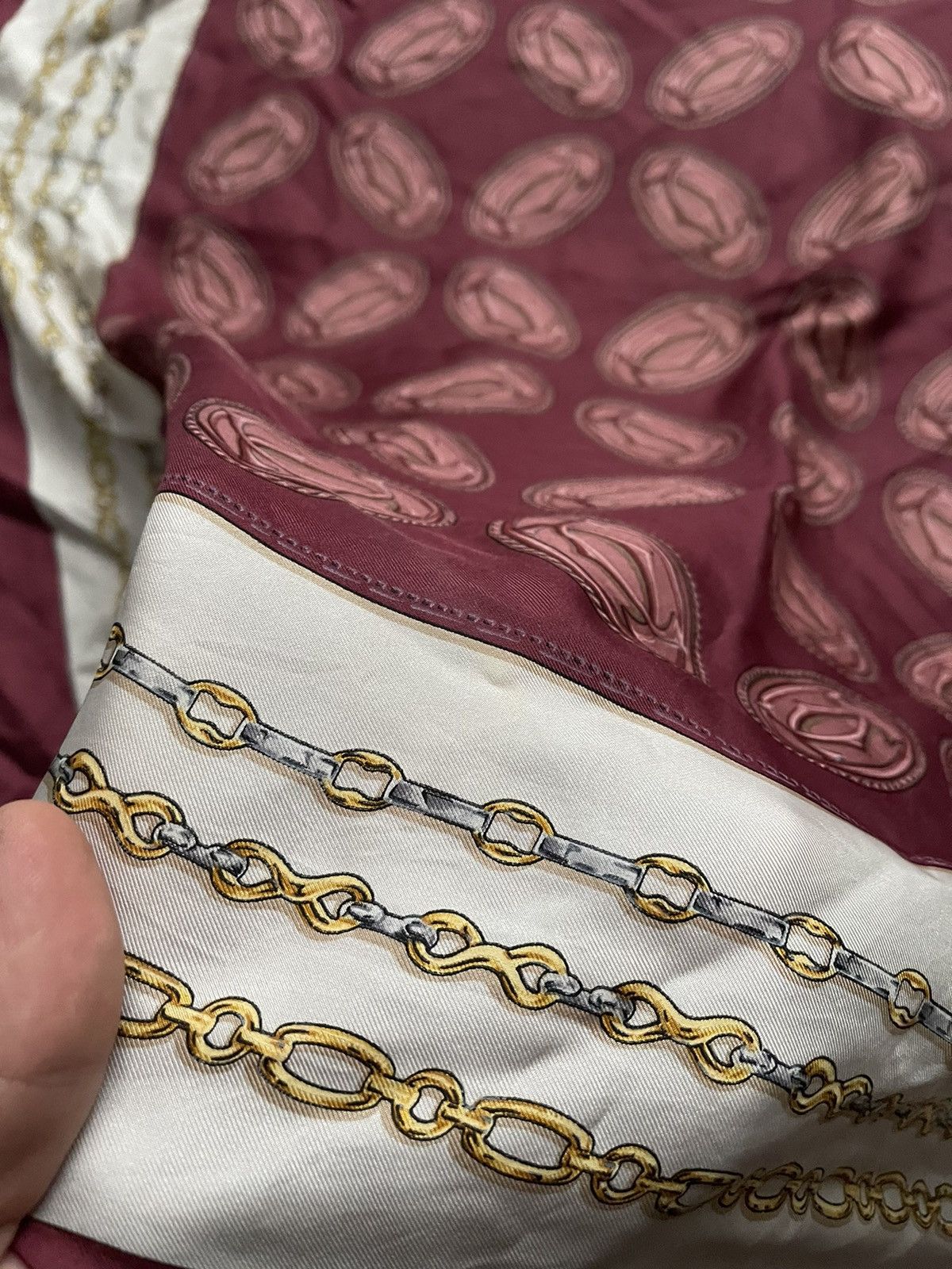 Cartier Must de Cartier Vintage Silk Scarf 90s Italy Size ONE SIZE - 15 Thumbnail