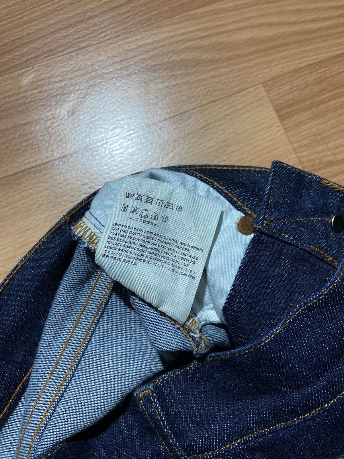 Acne Studios × Designer Acne Studios Jeans Dark Blue Denim Pants Italy Brand Size 24" / US 00 / IT 34 - 11 Thumbnail