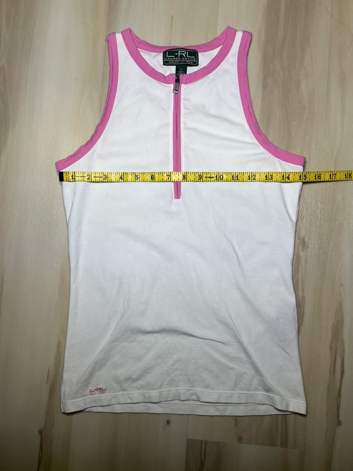 Lauren Ralph Lauren Lauren Ralph Lauren Active White & Pink Half Zip wms Sz S Size S / US 4 / IT 40 - 6 Thumbnail