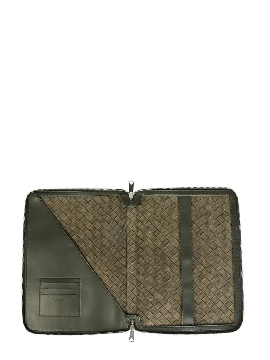 Bottega Veneta o1n1vont1024 Size: OS / Pouch in Olive Size ONE SIZE - 4 Thumbnail