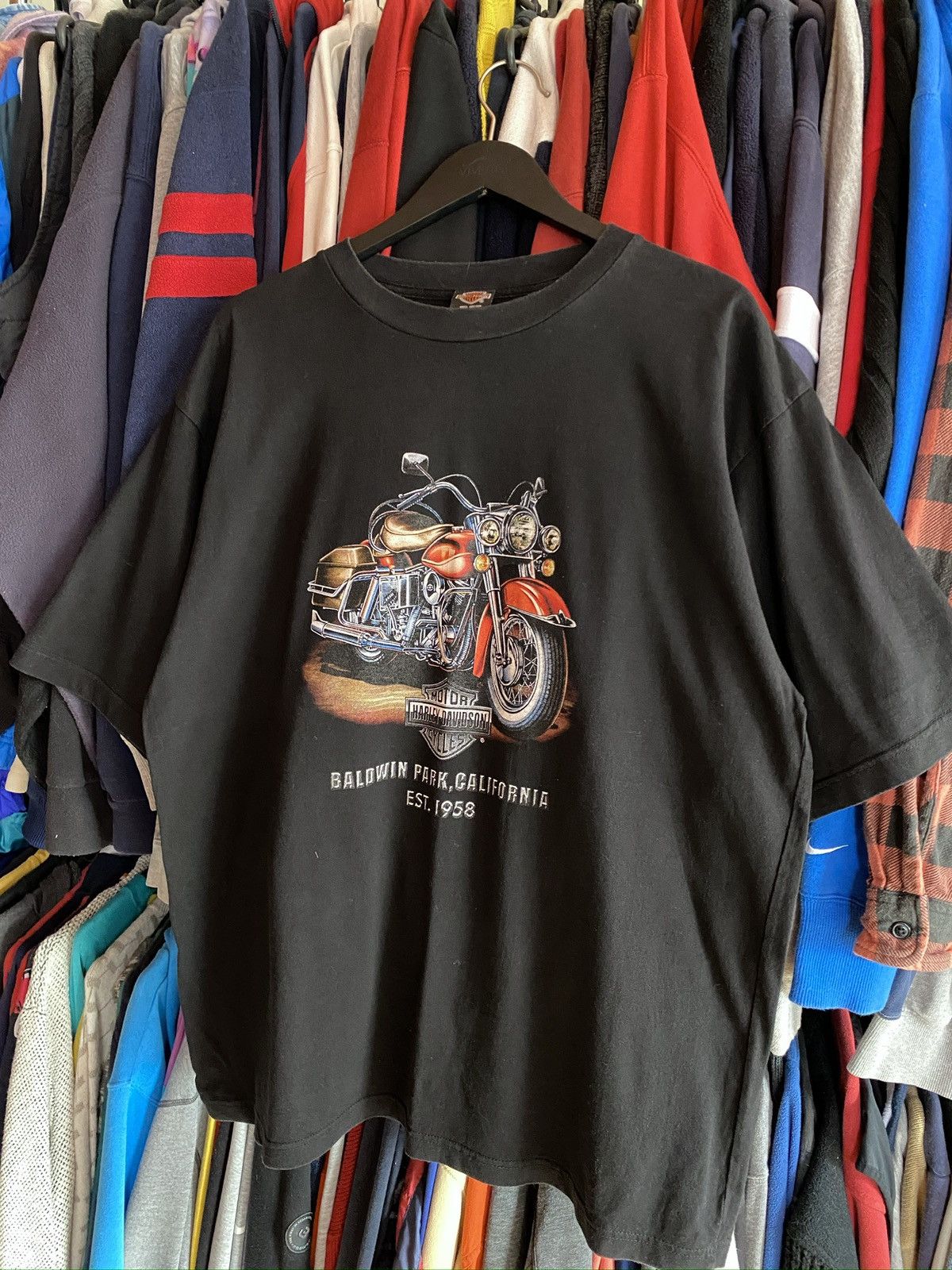 Harley Davidson VINTAGE HARLEY DAVIDSON CALIFORNIA BAGGY T-SHIRT Size US XXL / EU 58 / 5 - 2 Thumbnail