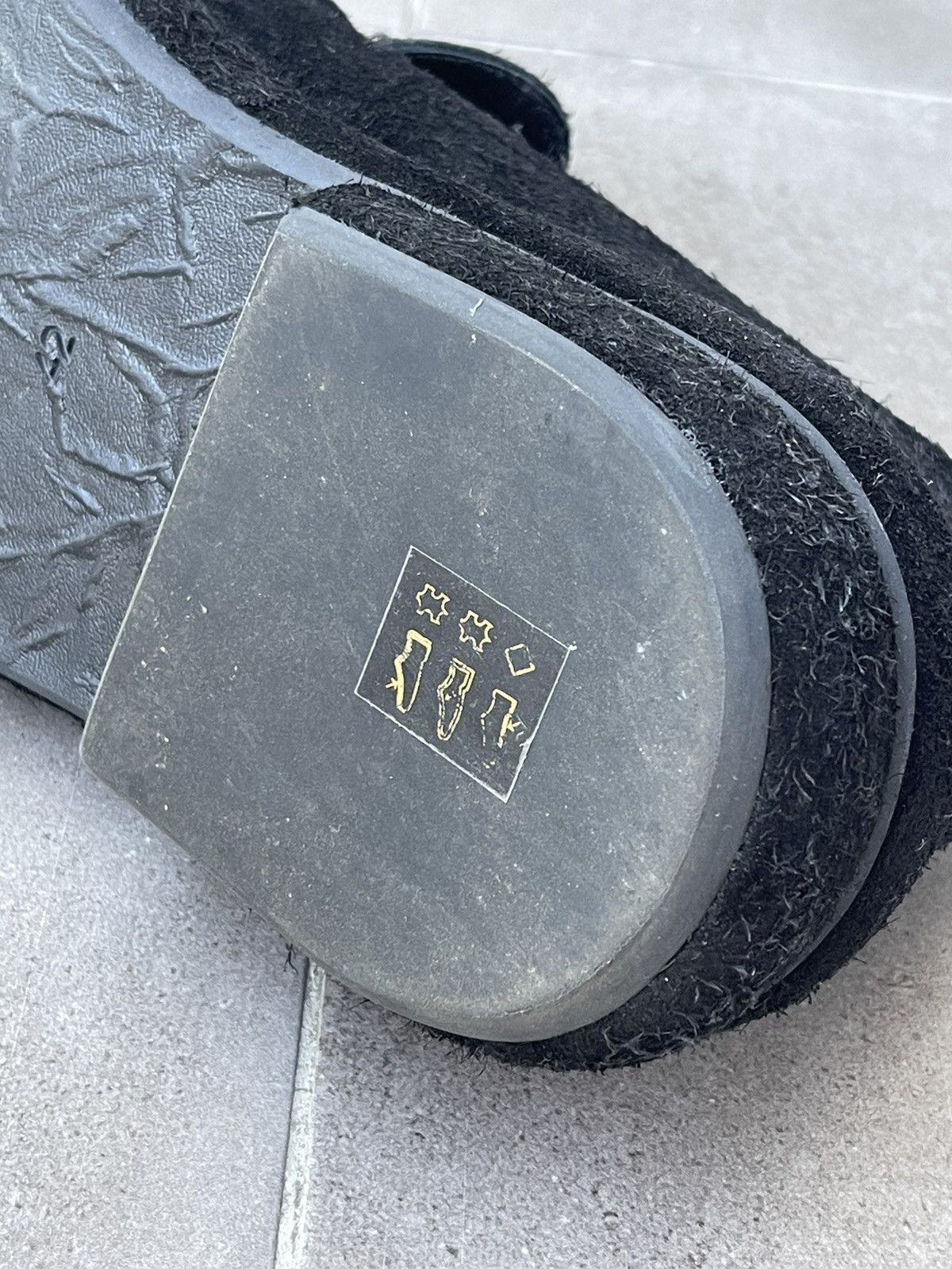 Eckhaus Latta !DS! FW23 Eckhaus Latta Stacked M Black Suede Loafers Size US 9 / EU 42 - 18 Thumbnail