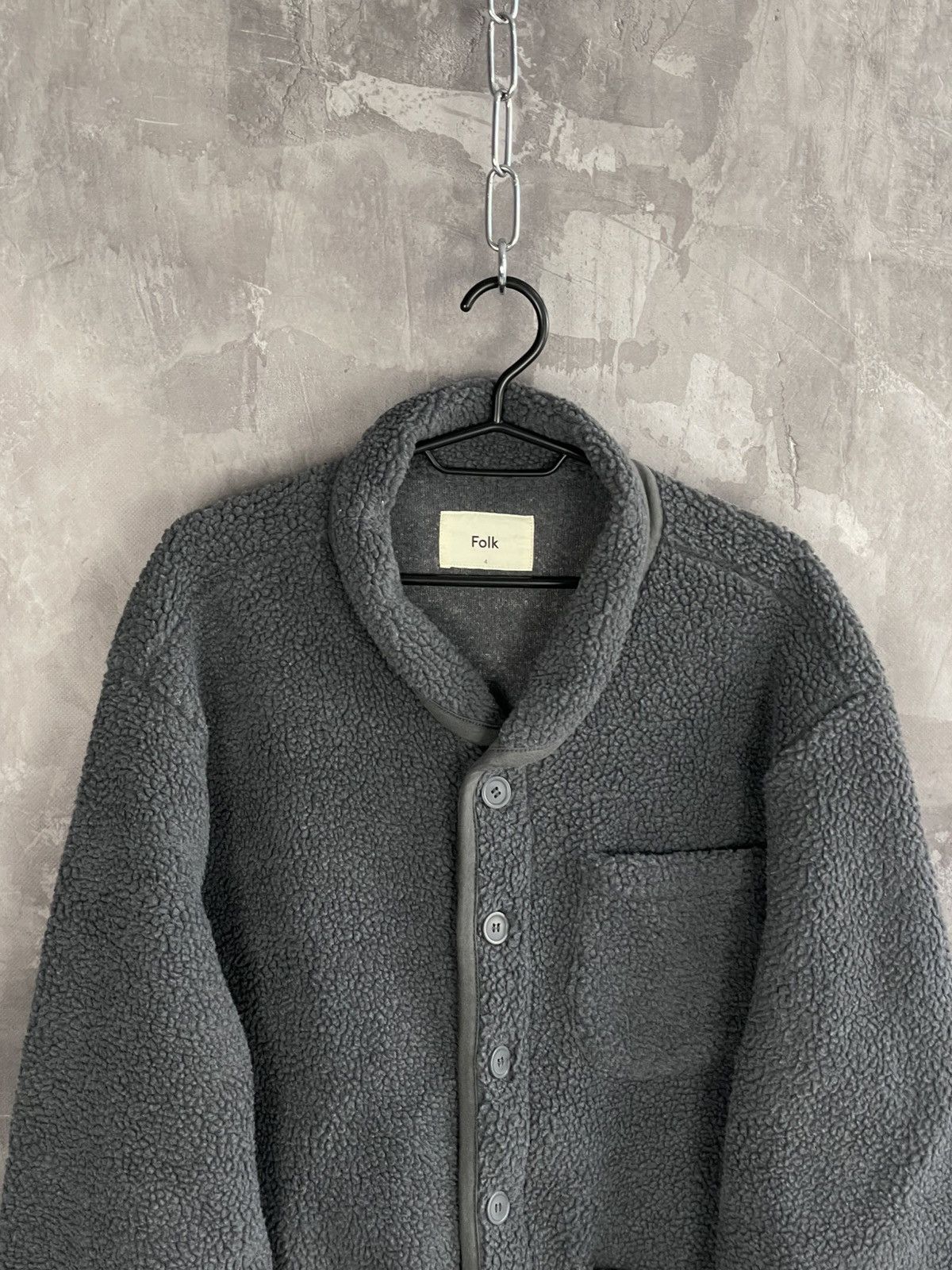 Folk Folk Teddy Fleece Streetwear Jacket Size US M / EU 48-50 / 2 - 7 Thumbnail
