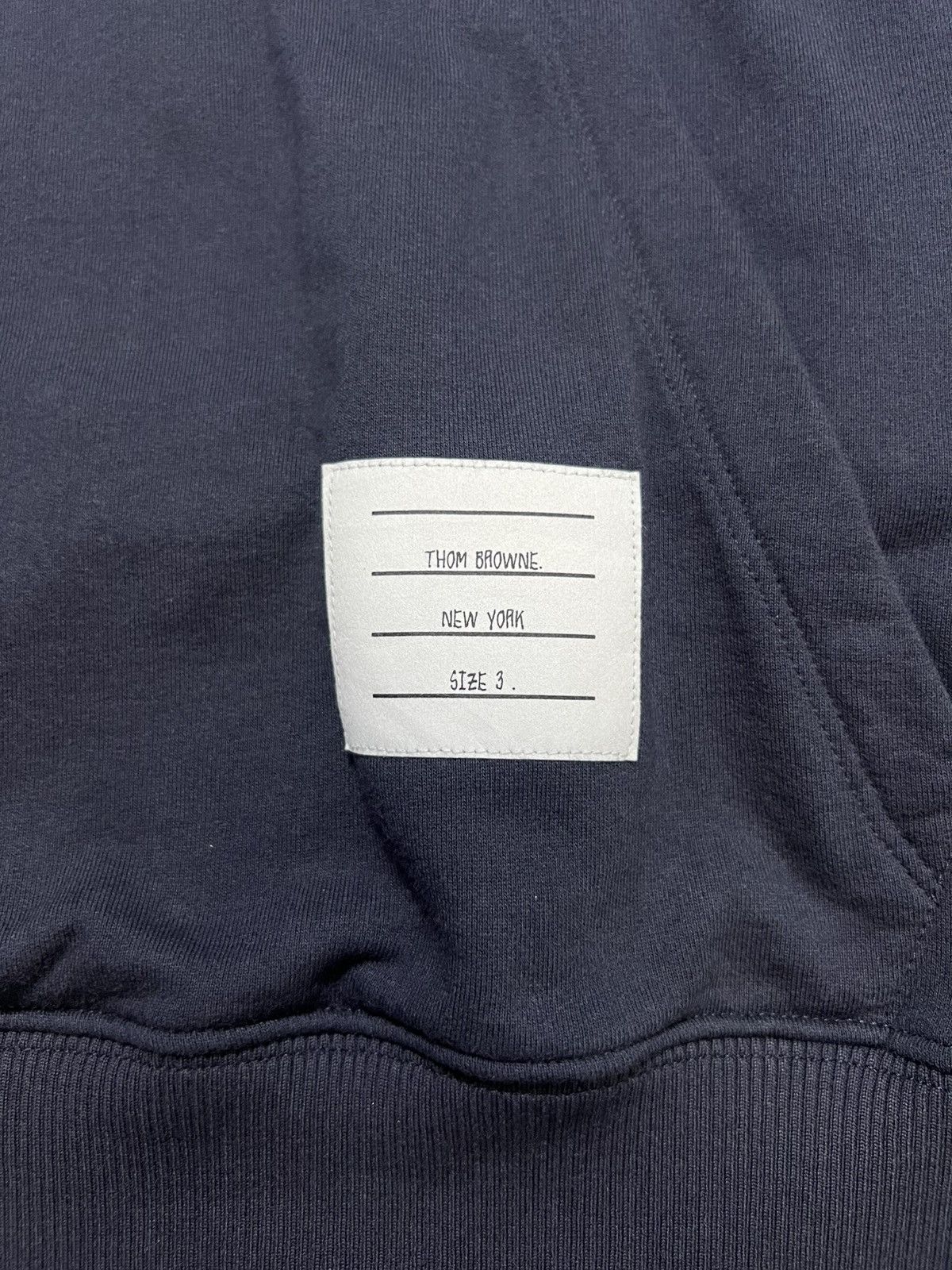 Thom Browne Thom Browne - Navy Blue Pullover Hoodie Size US L / EU 52-54 / 3 - 10 Thumbnail