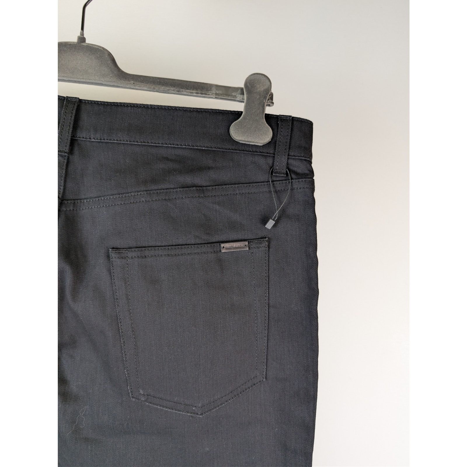 Saint Laurent Paris o1rshd1 Q:2 / Slim Fit Jean Denim in Black Size US 36 / EU 52 - 13 Thumbnail