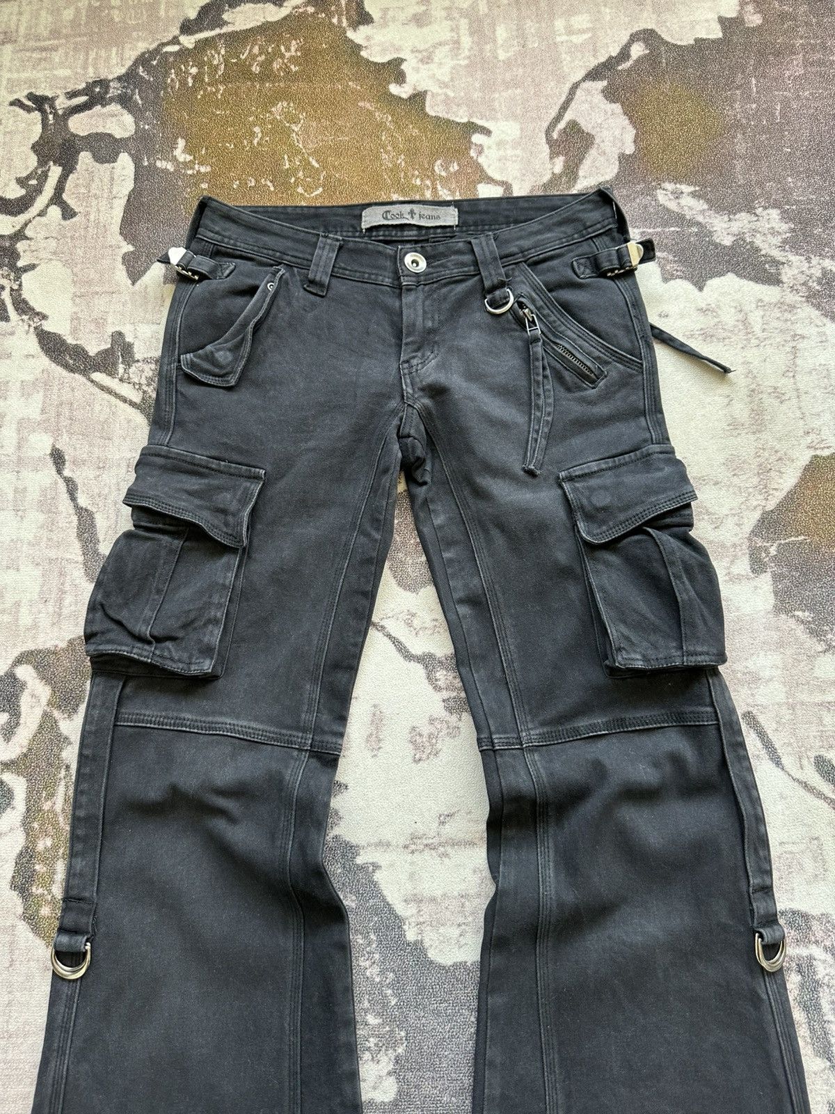 Cook Jeans 00's Cook Jeans V-kei cargo flared pants Size US 30 / EU 46 - 6 Thumbnail
