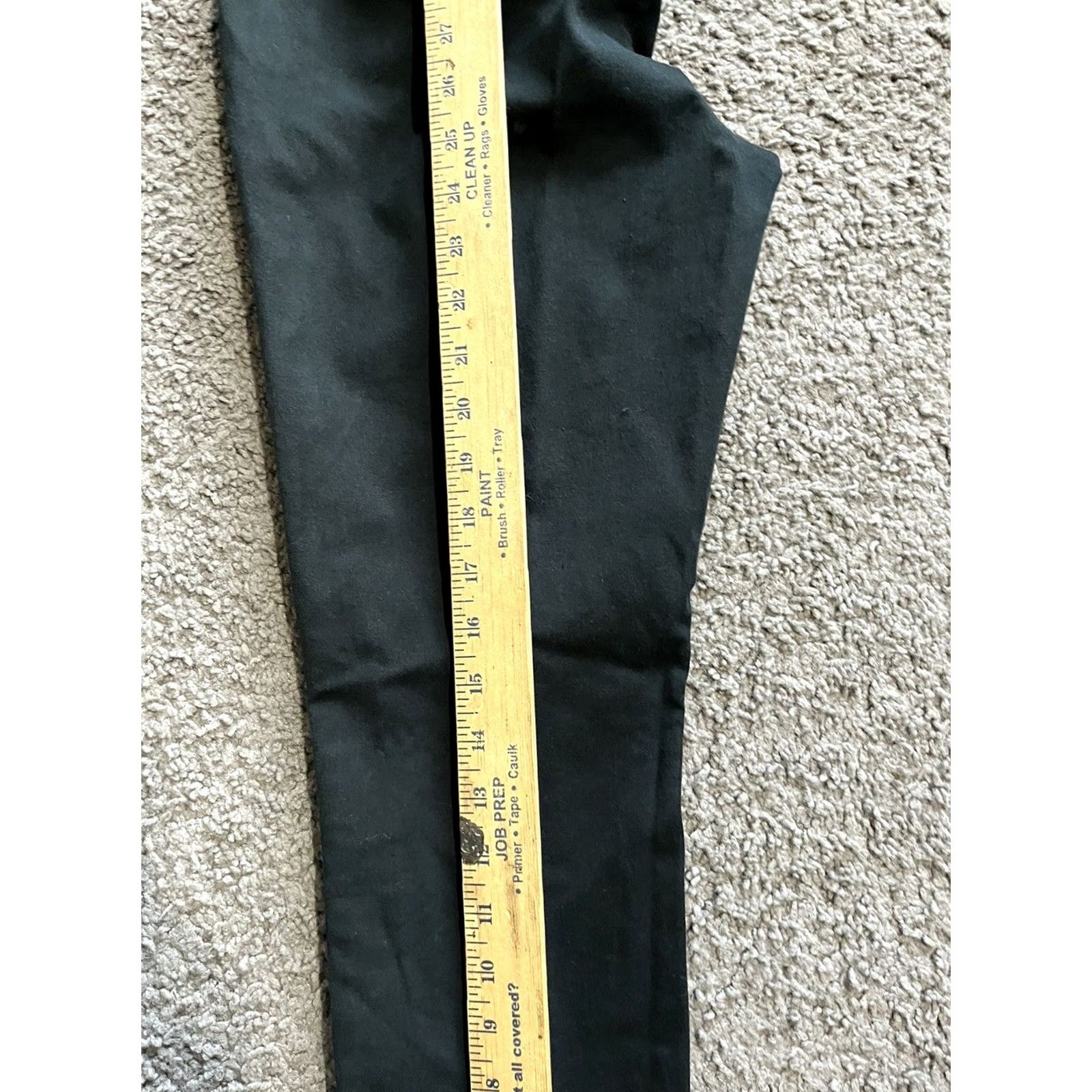 Old Navy Old Navy Black Pixie High-Rise Ankle Pants Women 4 Pockets Slim Regular Size 4, White, Cotton Blend, Zip, Flat Front, Machine Washable Size 27" / US 4 / IT 40 - 6 Thumbnail
