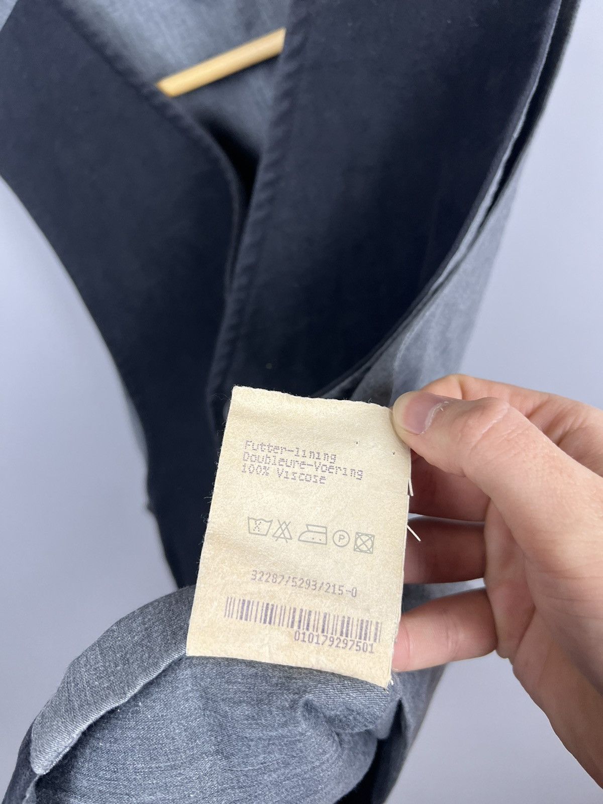Yves Saint Laurent Vintage Yves Saint Laurent Suit Vest Black Rare Size 48L - 12 Thumbnail