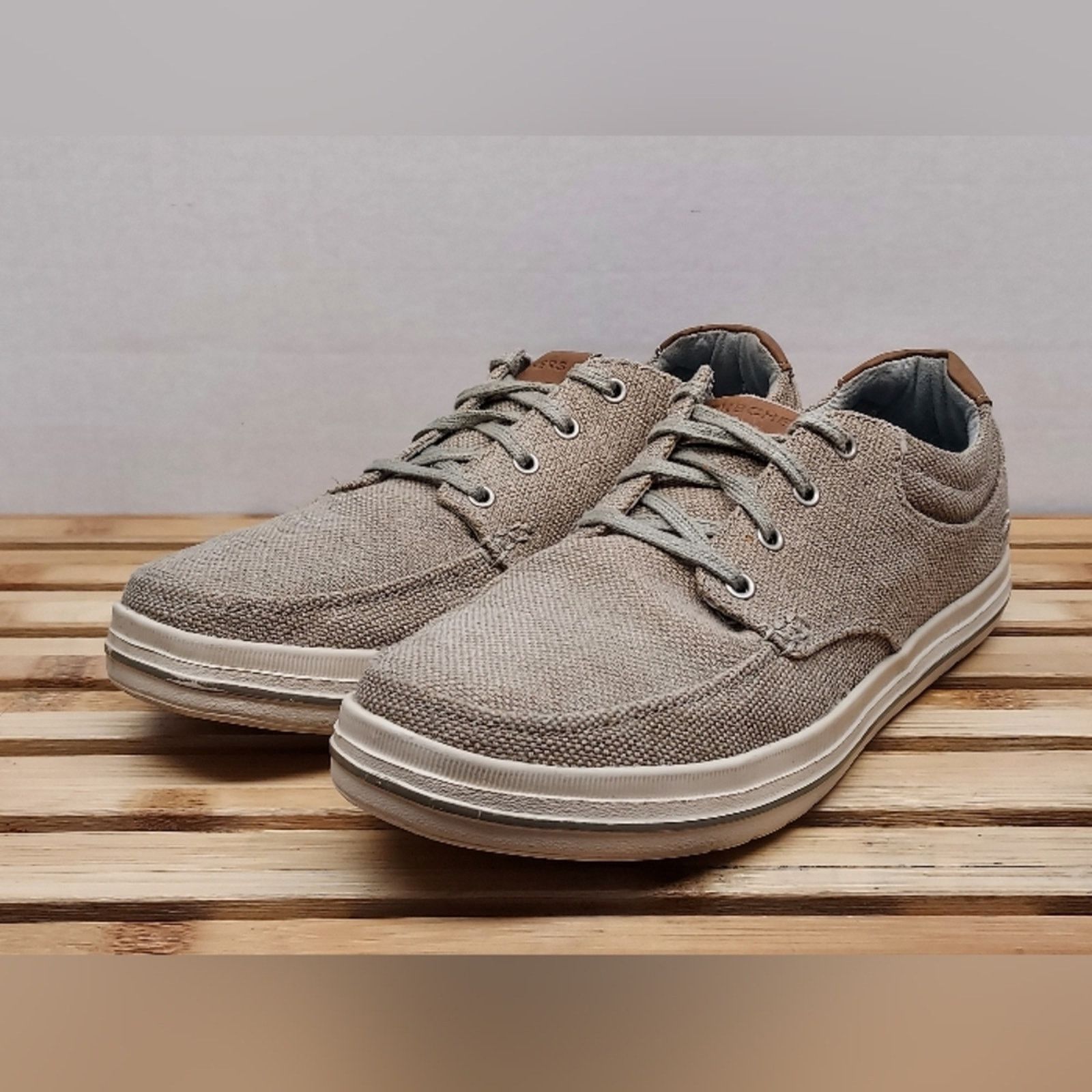 SKECHERS Skechers Mens | Khaki | Soden Casual Fashion Shoes Size 10.5 Size US 10.5 / EU 43-44 - 2 Thumbnail