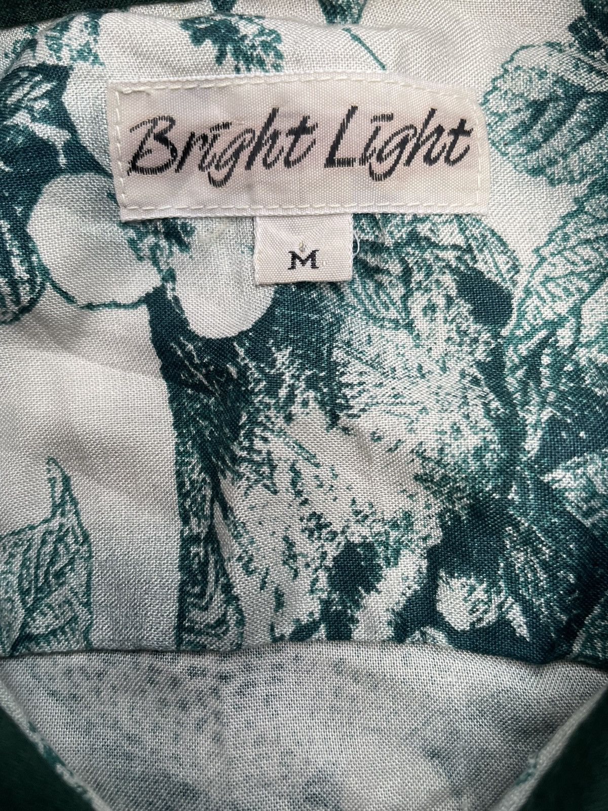Japanese Brand Bright Light Rayon Leopard Full Print Shirt Size US L / EU 52-54 / 3 - 8 Thumbnail