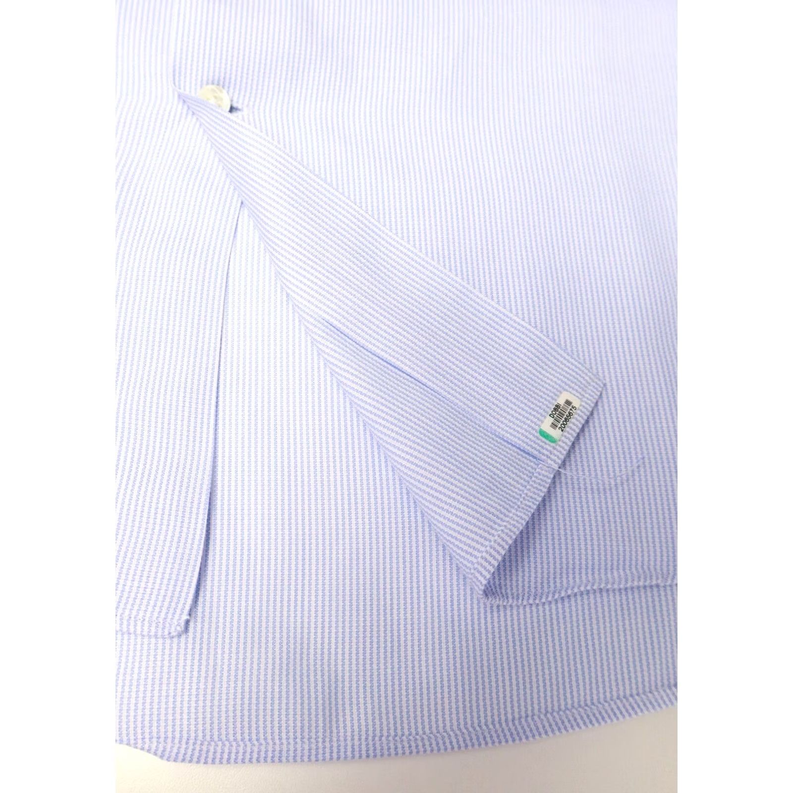 Suitsupply Suitsupply Men's Formal Shirt Slim Fit Blue Pinstripe 45/17 3/4 Size 48R - 6 Thumbnail