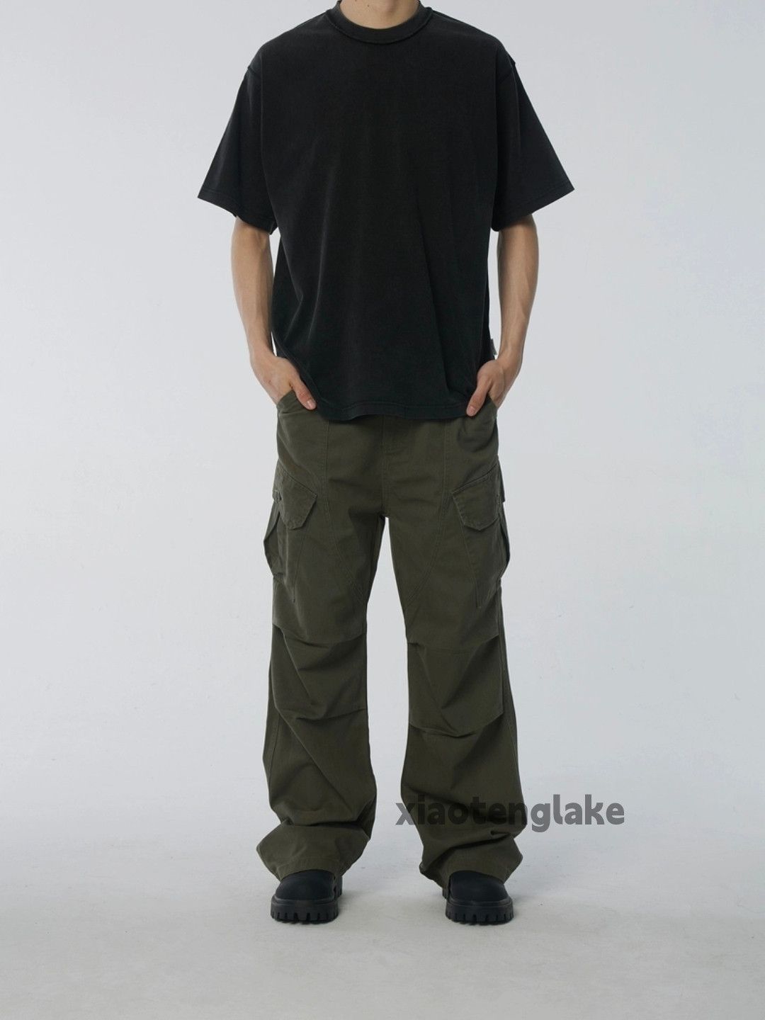 Designer × Vintage utility military tactical skate hiphop pleated cargo pants Size US 30 / EU 46 - 5 Thumbnail