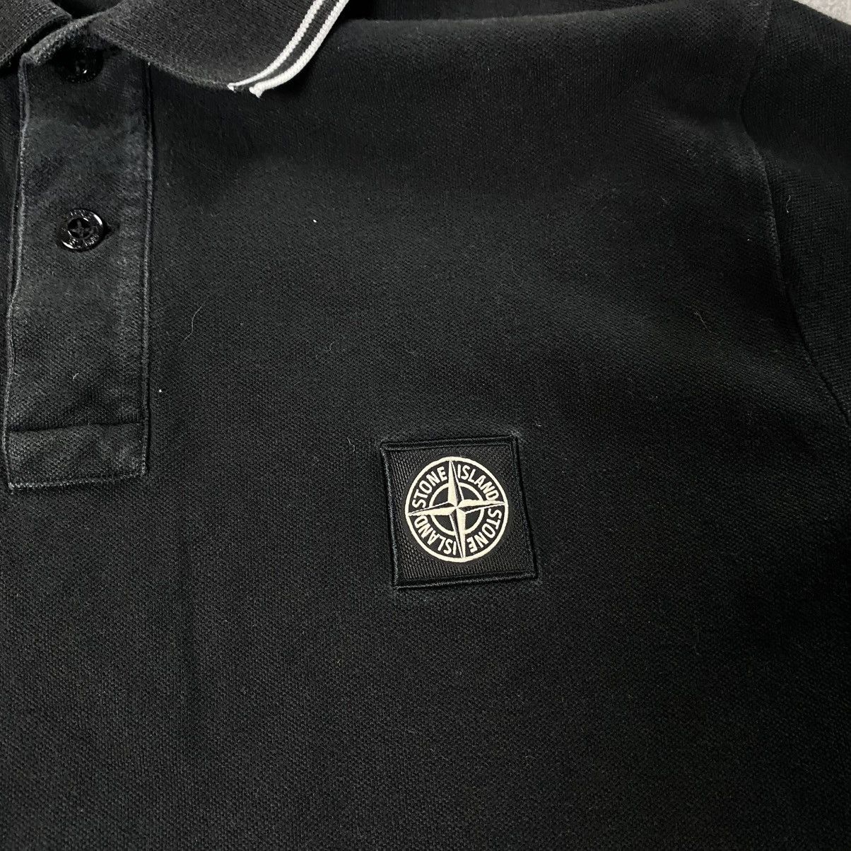 Stone Island Stone Island Polo T-shirt Patch Program Slim fit Black Size US XL / EU 56 / 4 - 7 Thumbnail