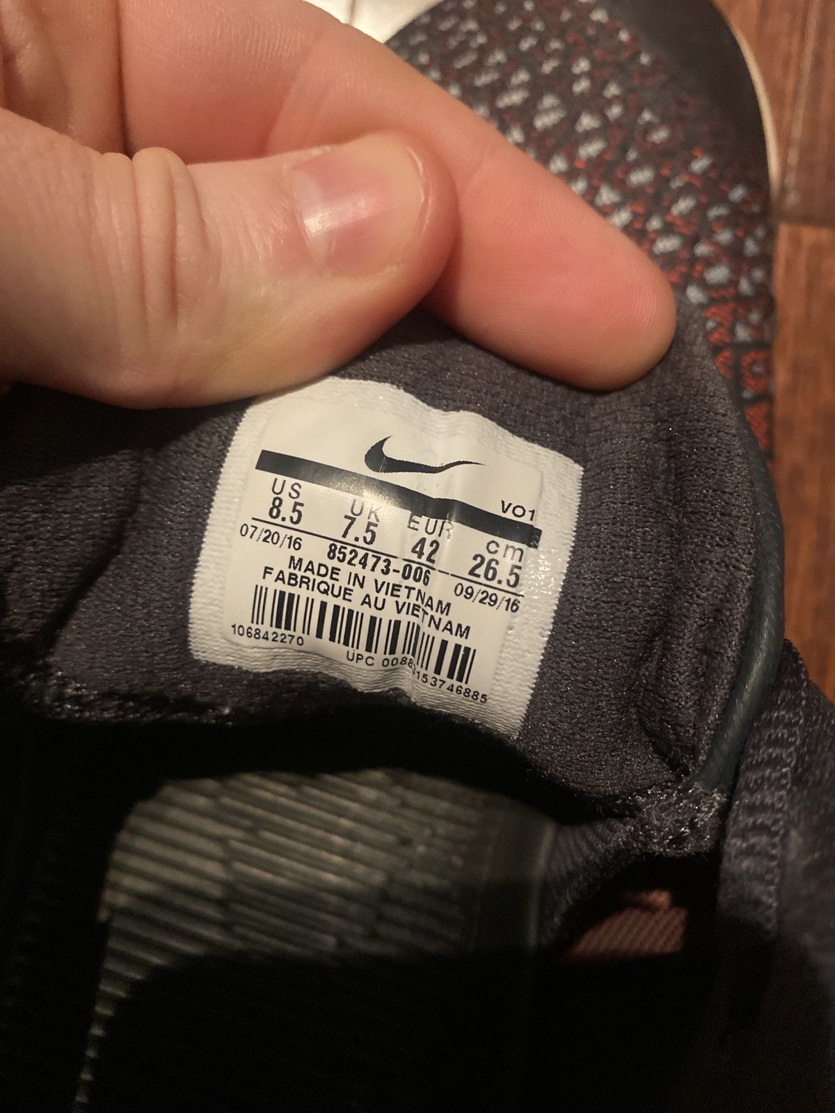 Nike Kobe Mamba Instinct Size US 8.5 / EU 41-42 - 5 Thumbnail