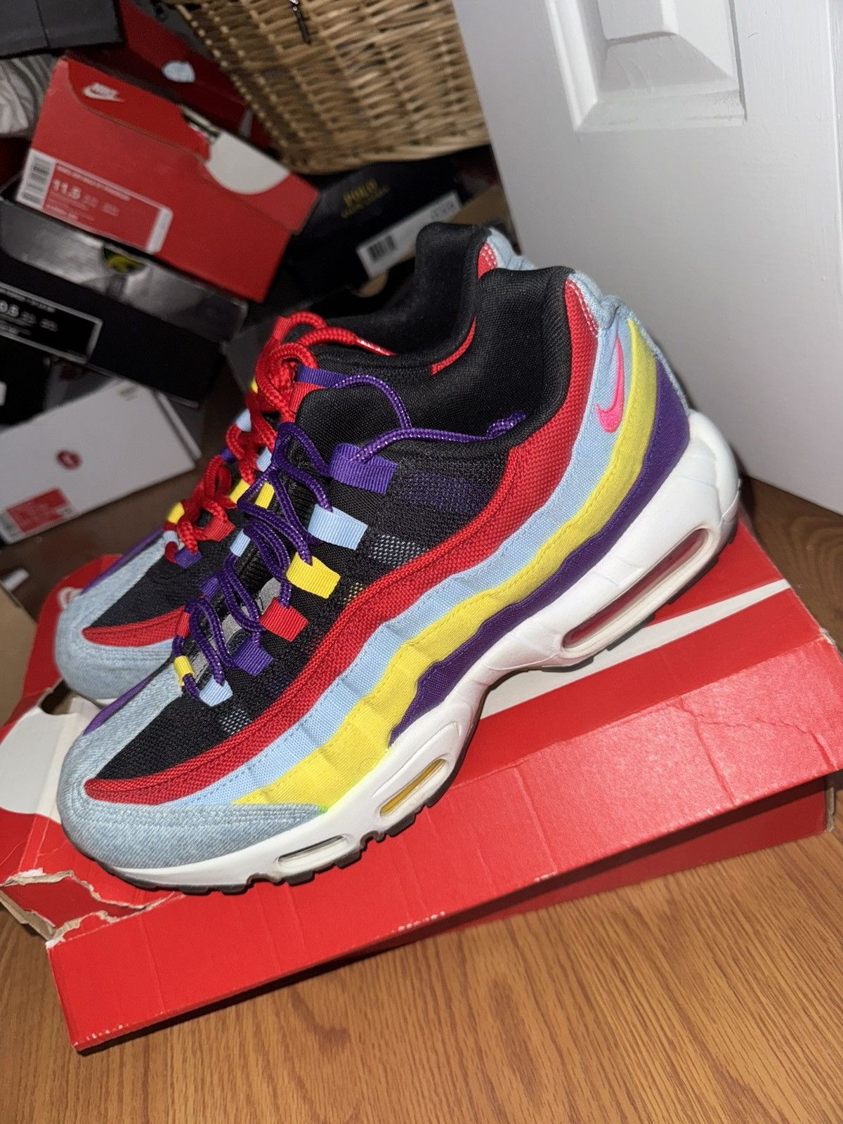 Nike Nike Air Max 95 SP Multi-Color Size US 11.5 / EU 44-45 - 4 Thumbnail