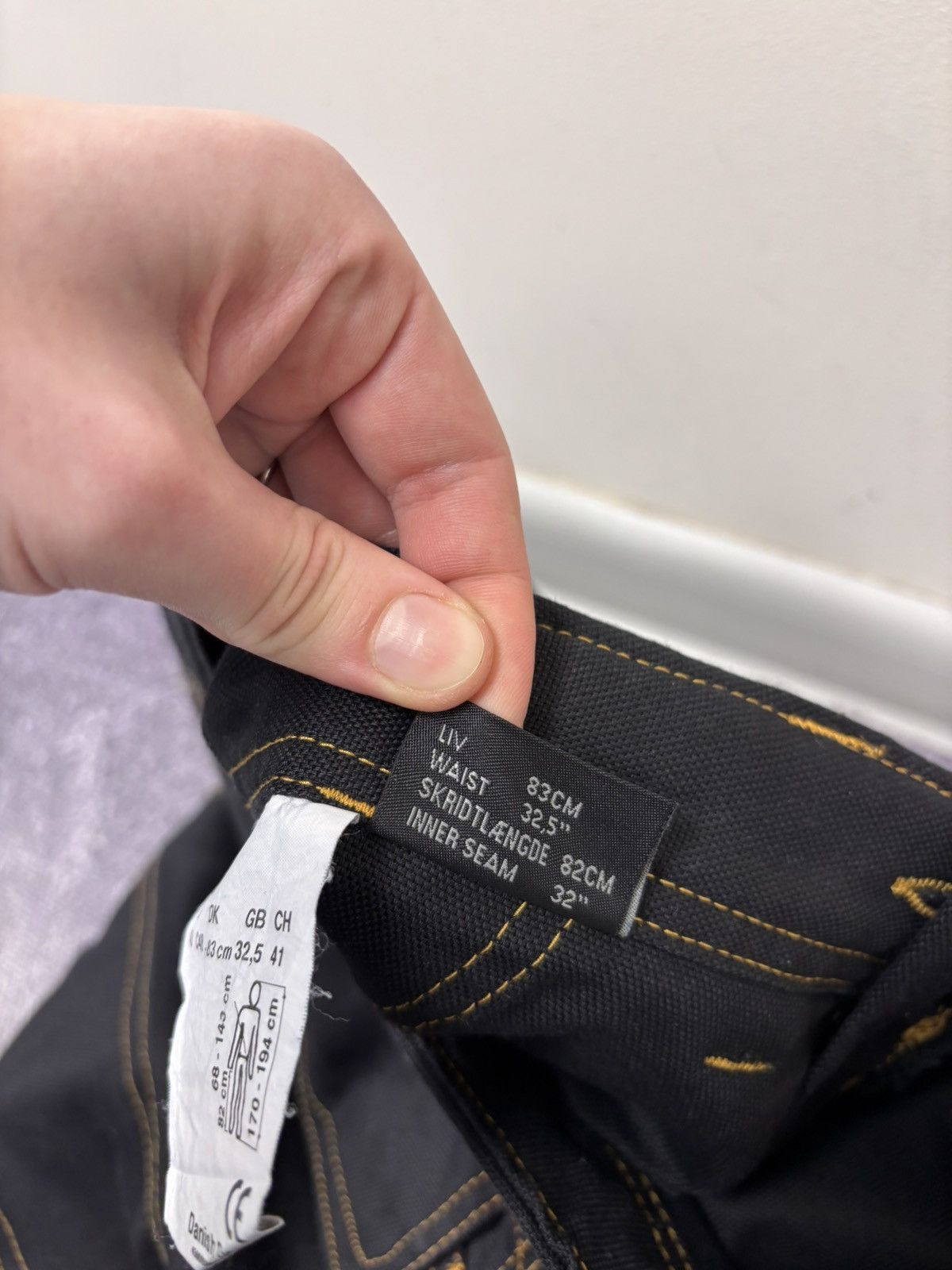 Other Mascot Men’s Black Work Utility Cargo Pants Size US 32 / EU 48 - 16 Thumbnail