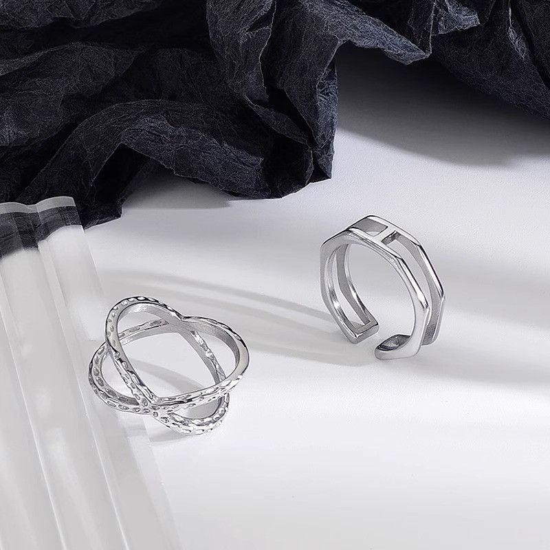 Jewelry Jewelry Rings Open Size Chrome Ring (Size 7-13) Size ONE SIZE - 5 Thumbnail