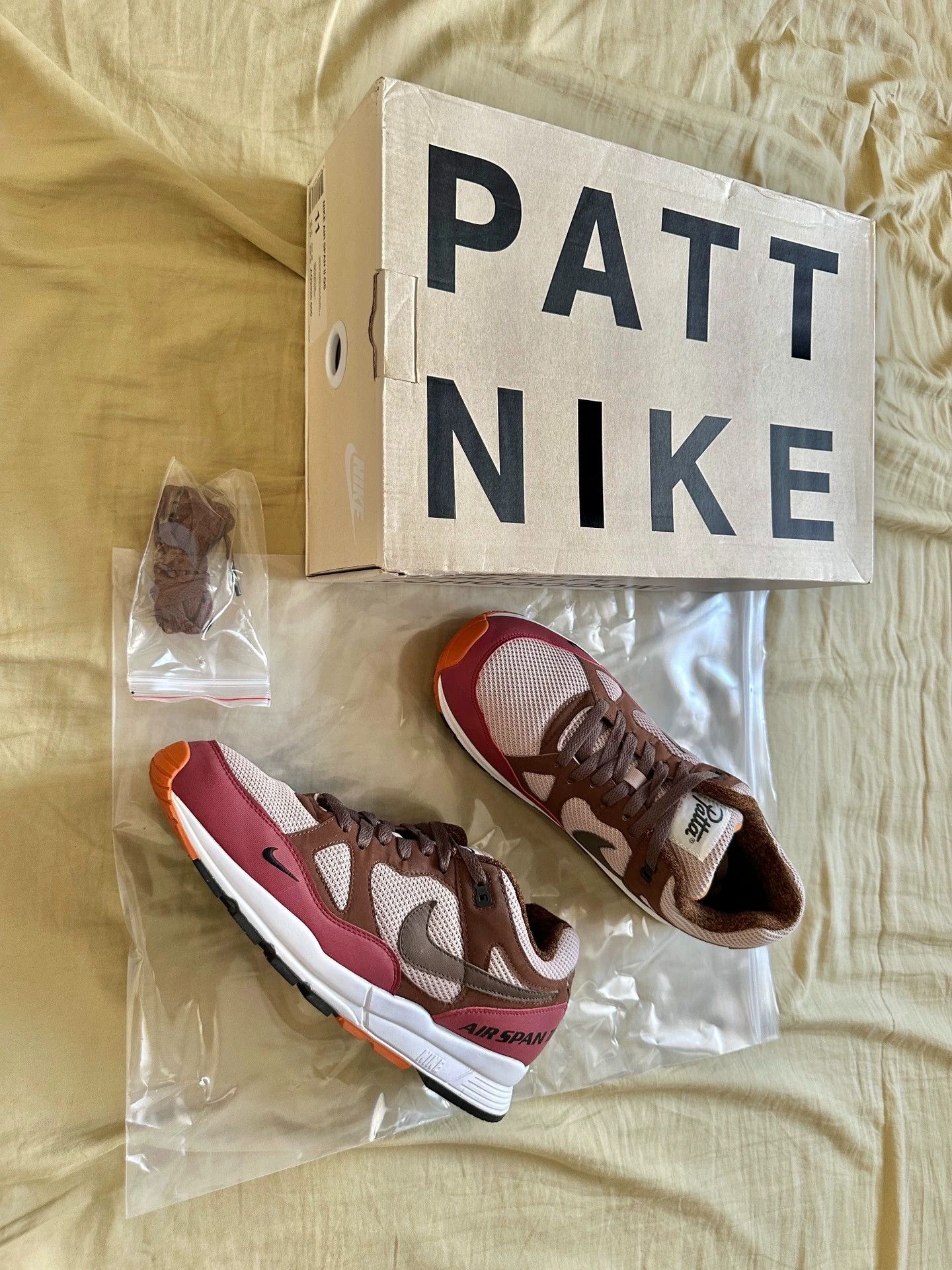 Nike Patta x Nike Air Span 2 Low Mesh Suede 95 New 45 Size US 11 / EU 44 - 1 Thumbnail