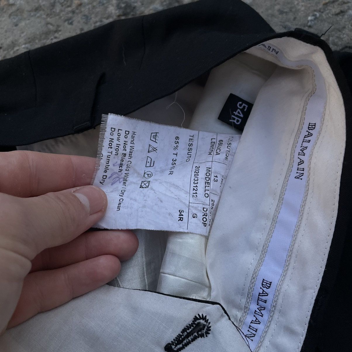 Balmain Vintage Balmain Trousers Pants Y2K 90s USA Size US 36 / EU 52 - 7 Thumbnail