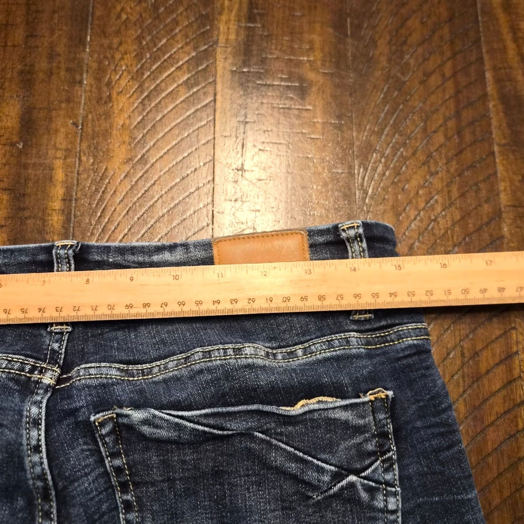 Vintage BKE Jeans Denim Payton Size 29 Skinny Stretch Blue Regular Womens Ankle 5-Pocket Logo Button Zip Size 30" / US 8 / IT 44 - 7 Thumbnail