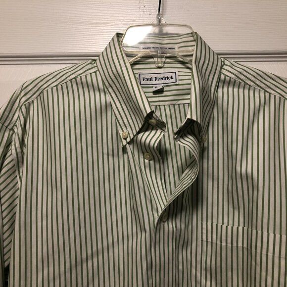 Paul Fredrick Paul fredrick men's 100%cotton dress shirt size: 17-35 Size US XL / EU 56 / 4 - 2 Thumbnail