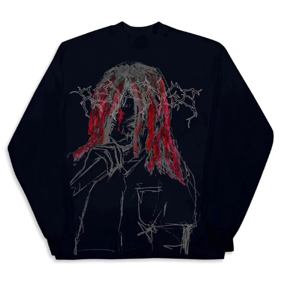 Revenge × Trippie Redd Revenge Trippie Redd Lightning Longsleeve Tee Size US XL / EU 56 / 4 - 1 Thumbnail