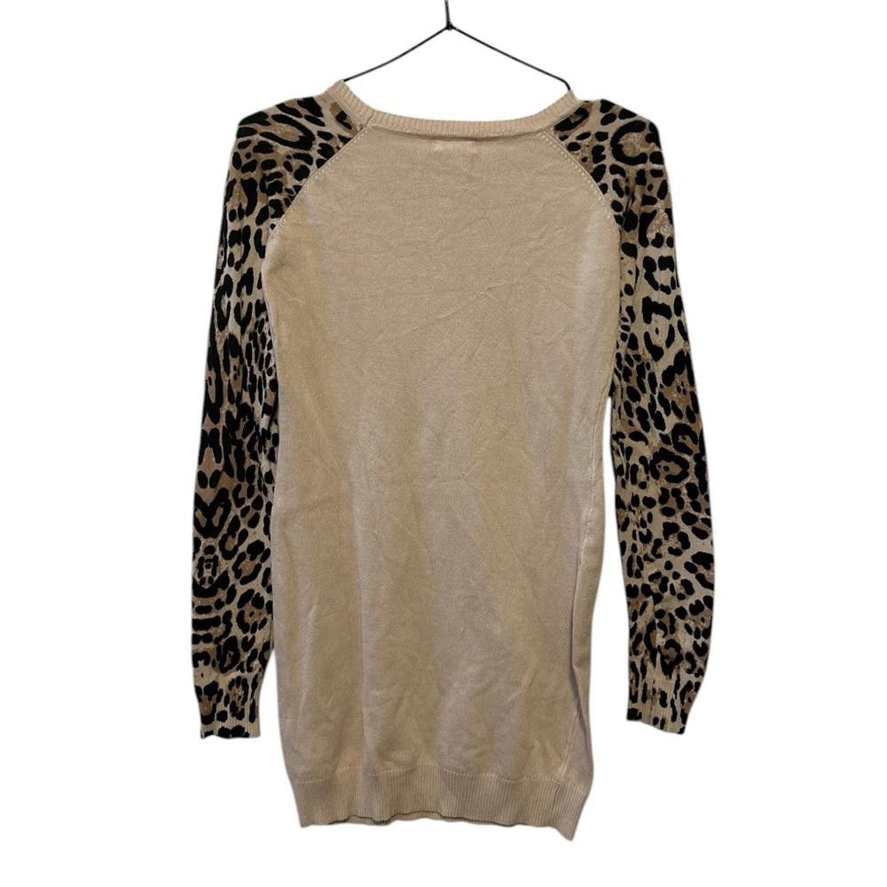 Ardene Ardene Leopard Print Knit Sweater Dress Size S / US 4 / IT 40 - 3 Thumbnail
