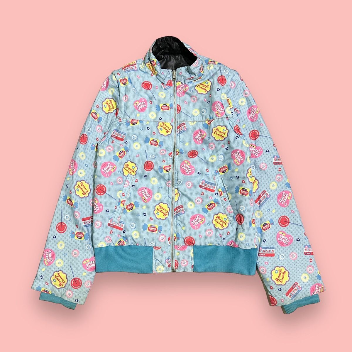 Angel Blue × Hysteric Glamour × Japanese Brand 1990s Angle Blue - Reversible Puffer Jacket Size US S / EU 44-46 / 1 - 1 Thumbnail