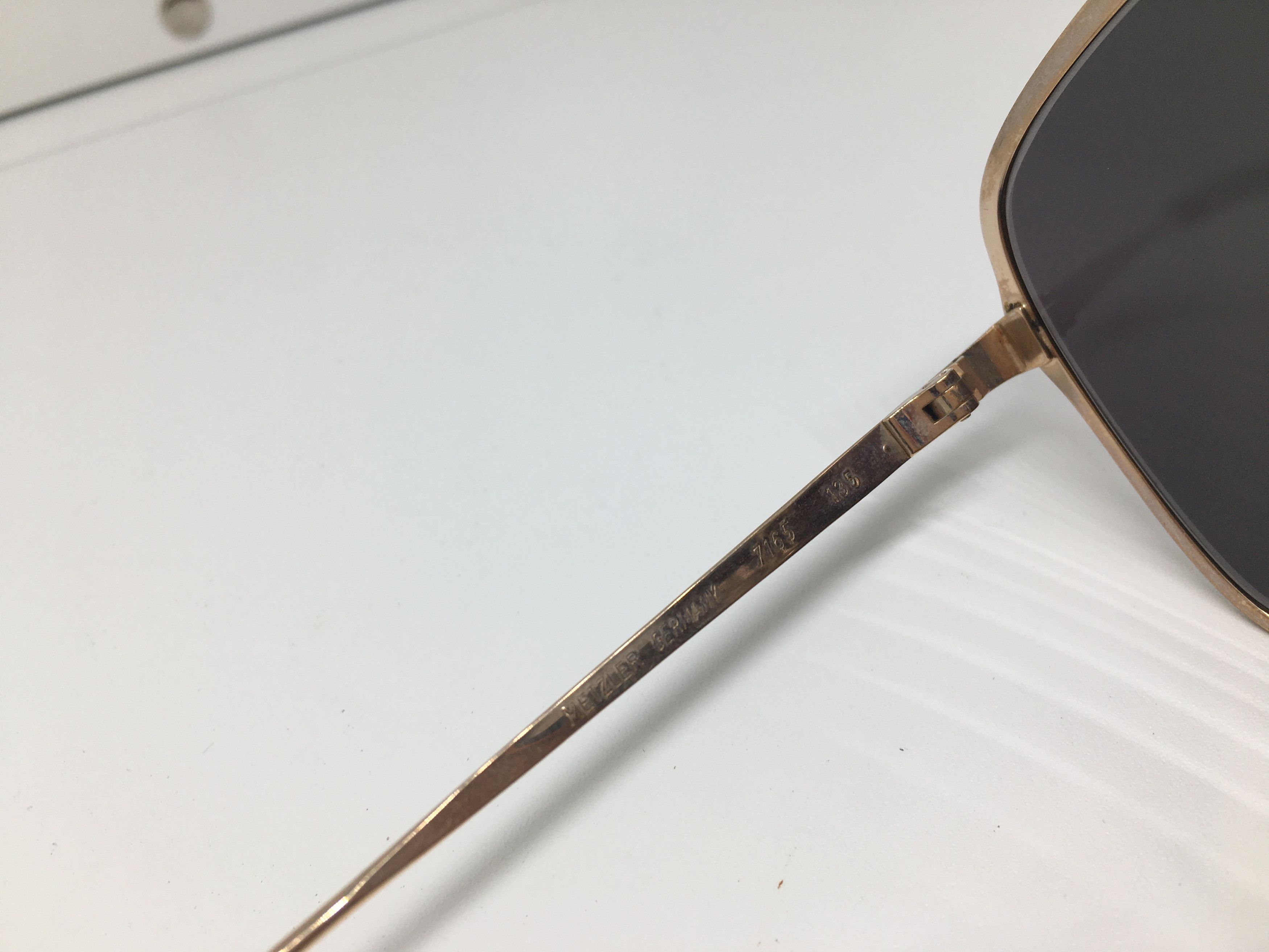 Vintage Vintage Metzler 2165 Gold Sunglasses Frame Germany Size ONE SIZE - 6 Thumbnail