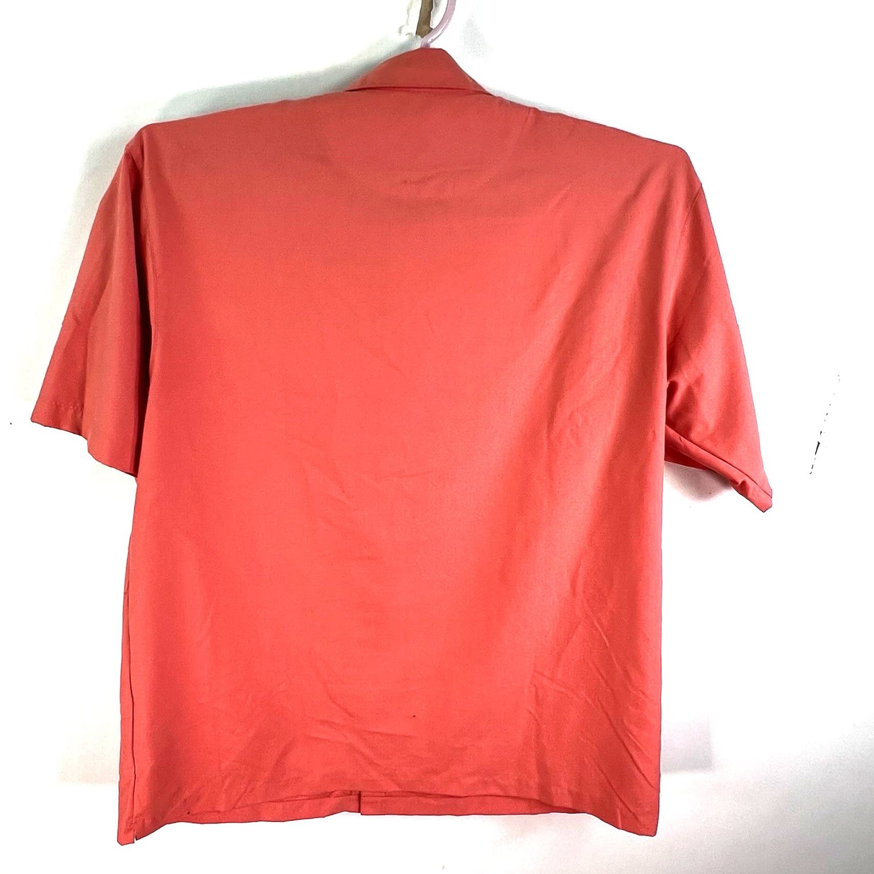 Vintage Tiger Woods Golf Button-Up Shirt Mens XL Orange Short Sleeve Microfiber Classic Sports Size US XL / EU 56 / 4 - 5 Thumbnail