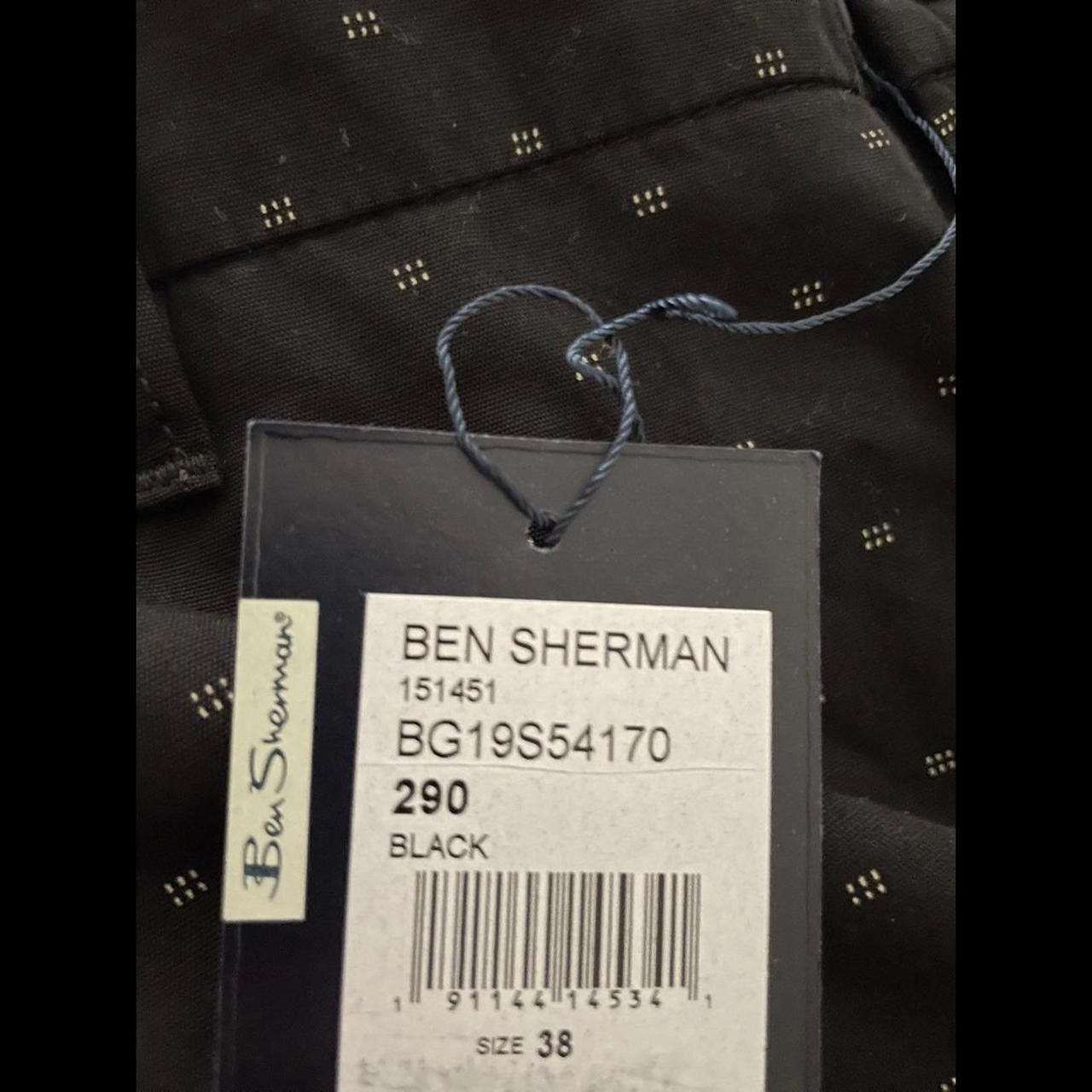 Ben Sherman New Mens Black Size 38 Size US 38 / EU 54 - 4 Thumbnail