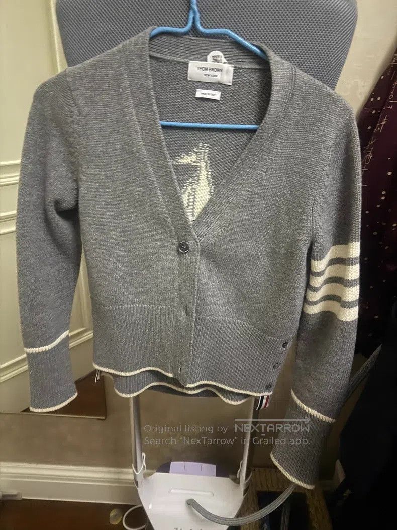 Thom Browne Thom Browne Gray Sweater Size S / US 4 / IT 40 - 1 Thumbnail