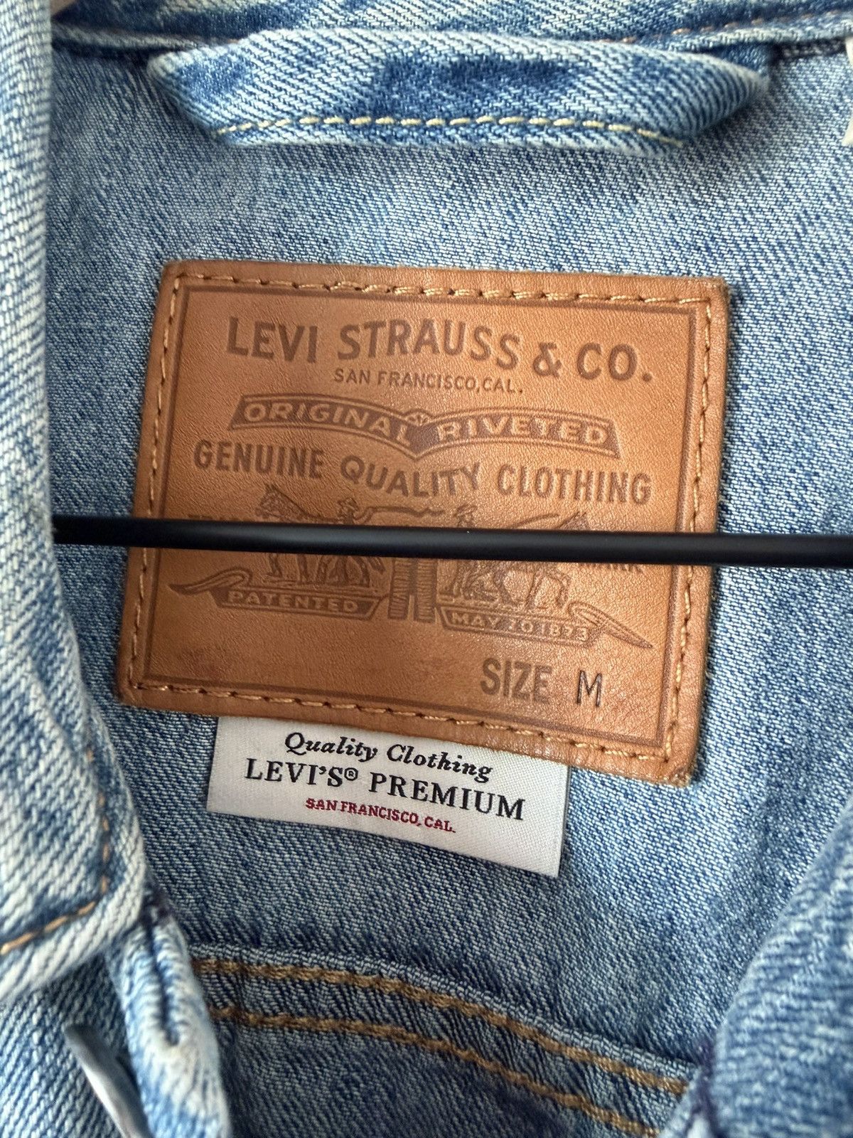 Levi's Levis Classic Denim Trucker Jacket Blue Medium Size US M / EU 48-50 / 2 - 5 Thumbnail