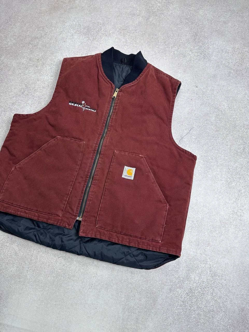 Carhartt Vintage Carhartt Active Workwear Vest Y2K L Size US L / EU 52-54 / 3 - 2 Thumbnail