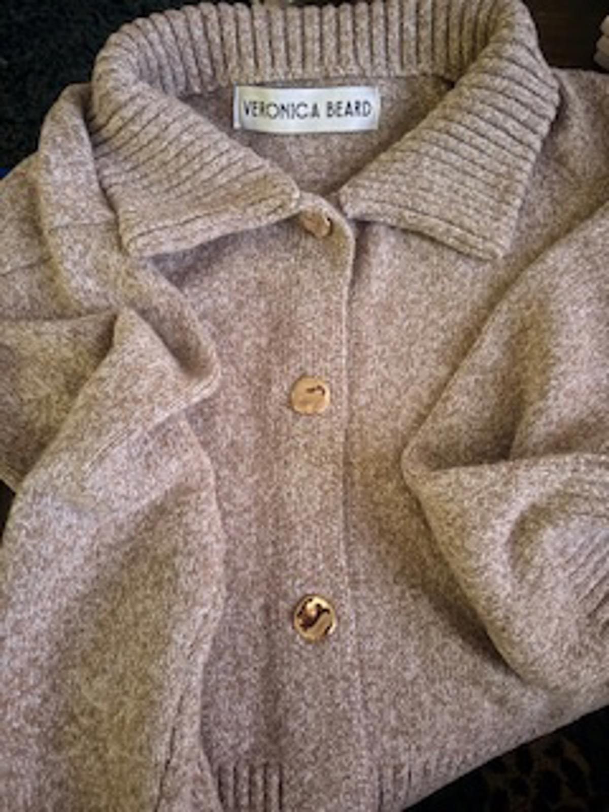 Other Veronica Beard Thick Knit Cardigan Sweater | Luxe Coatigan Size M / US 6-8 / IT 42-44 - 5 Thumbnail