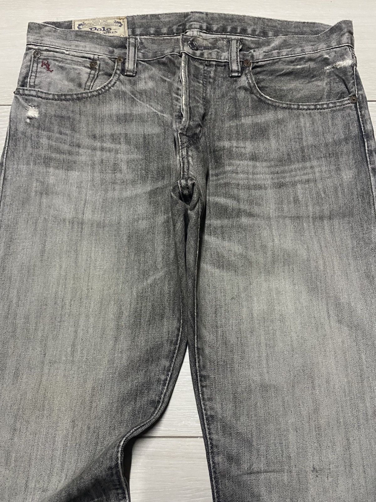 Polo Ralph Lauren Vintage Polo Ralph Lauren Authentic Dungaree Jeans Size US 34 / EU 50 - 3 Thumbnail