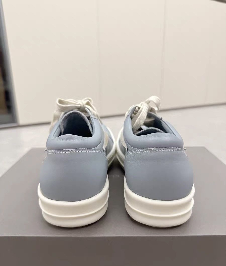 Rick Owens Rick Owens Mainline Haze Blue Low-Top Leather Size US 7 / IT 37 - 7 Thumbnail